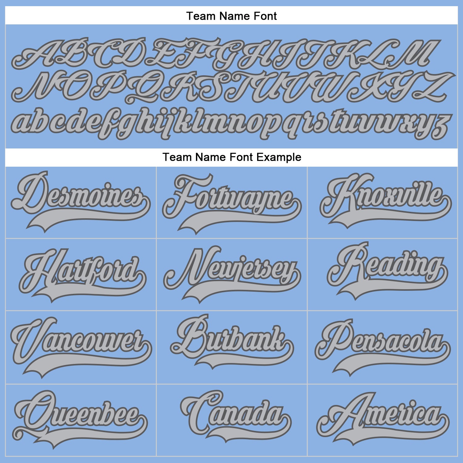 Custom Light Blue Gray-Steel Gray Hockey Lace Neck Jersey view 4