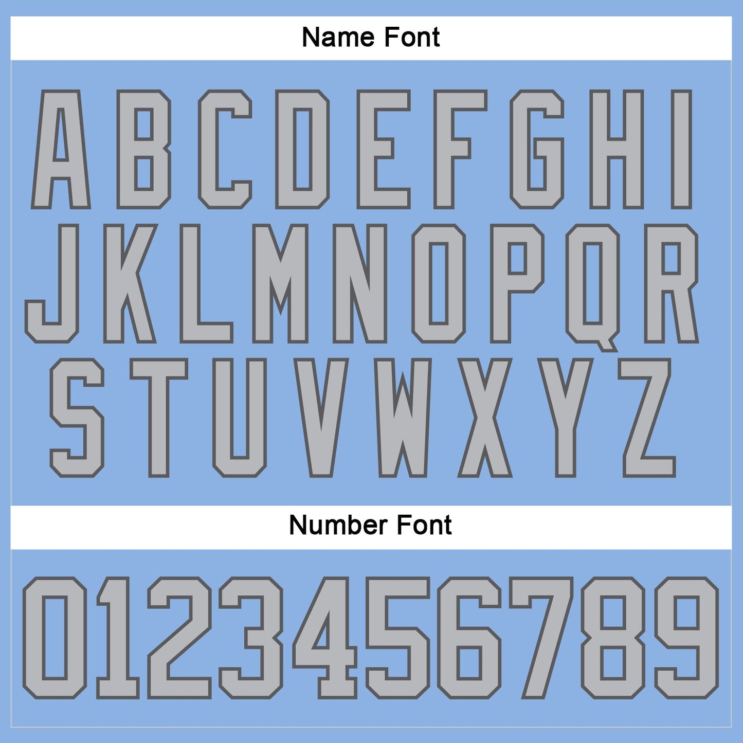 Custom Light Blue Gray-Steel Gray Hockey Lace Neck Jersey view 5