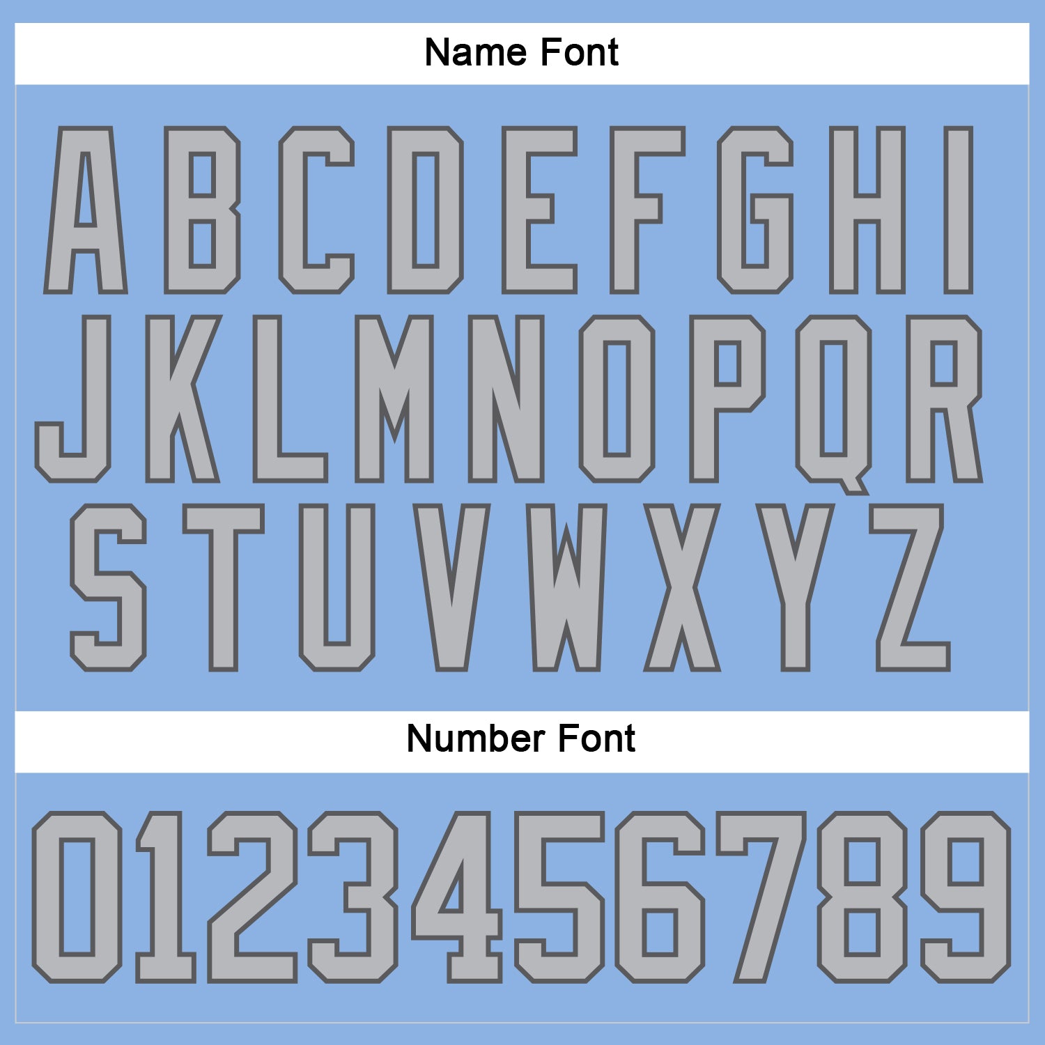 Custom Light Blue Gray-Steel Gray Hockey Lace Neck Jersey view 5