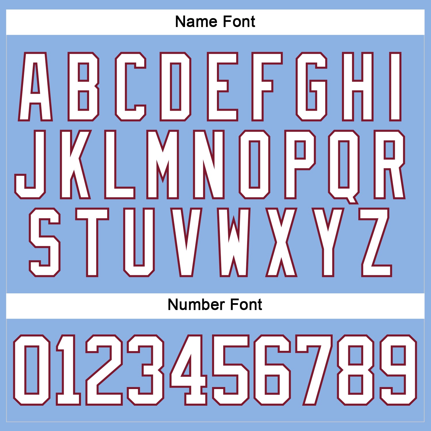 Custom Light Blue White-Crimson Hockey Lace Neck Jersey view 5