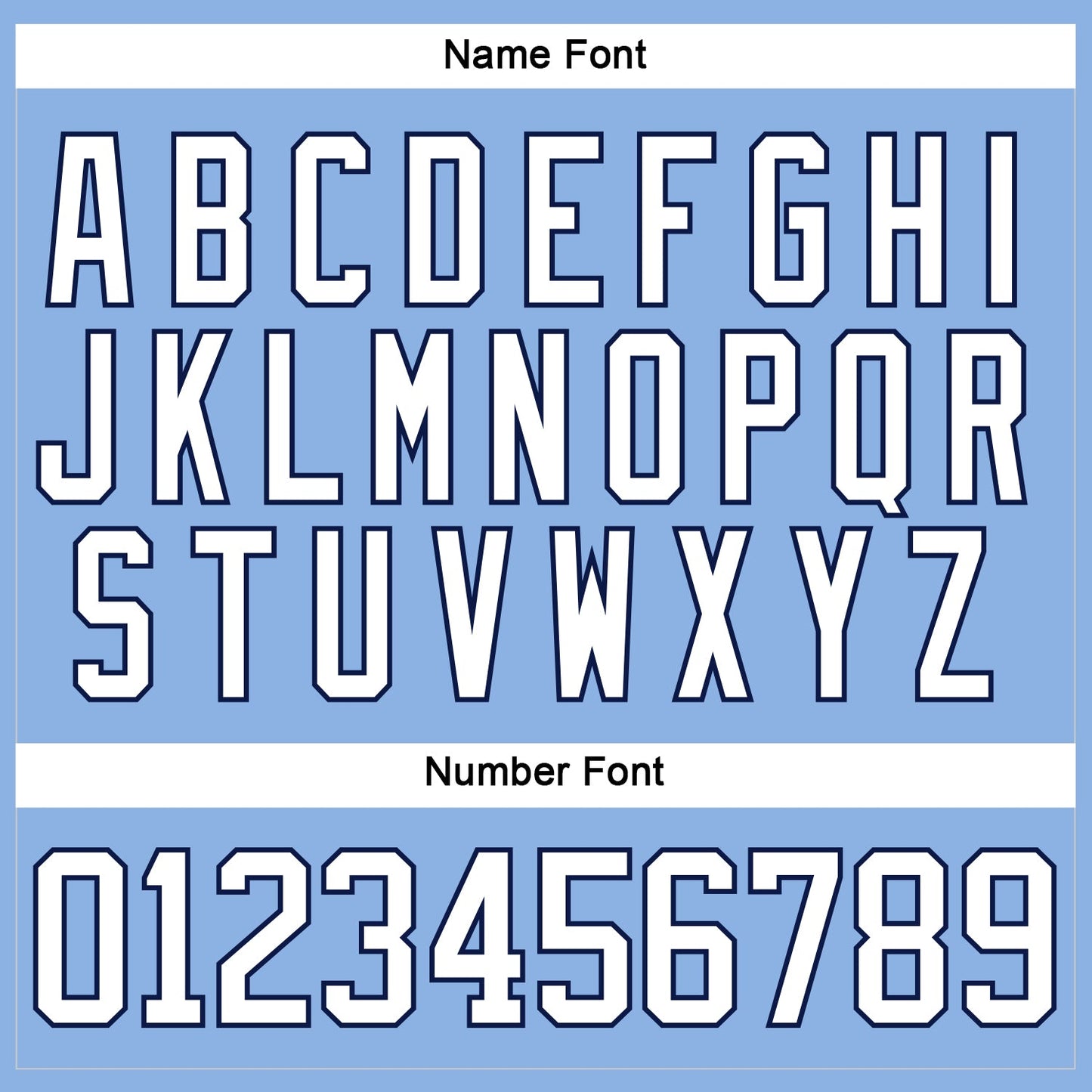 Custom Light Blue White-Navy Hockey Lace Neck Jersey view 5