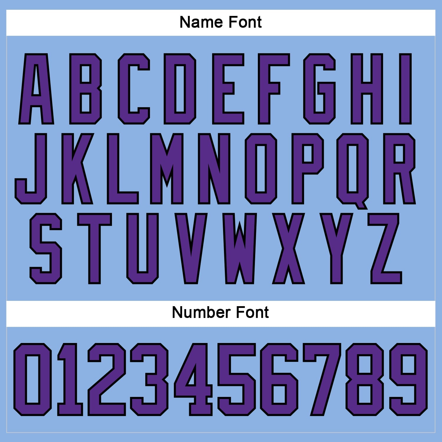 Custom Light Blue Purple-Black Hockey Lace Neck Jersey view 5