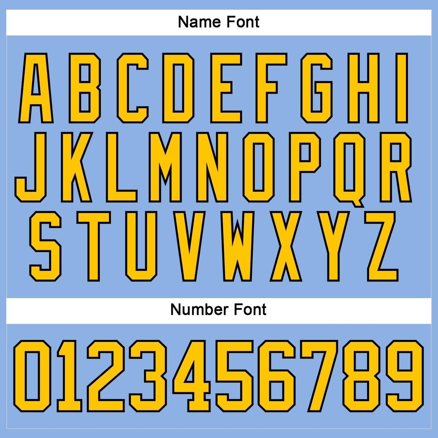 Custom Light Blue Yellow-Black Hockey Lace Neck Jersey view 5