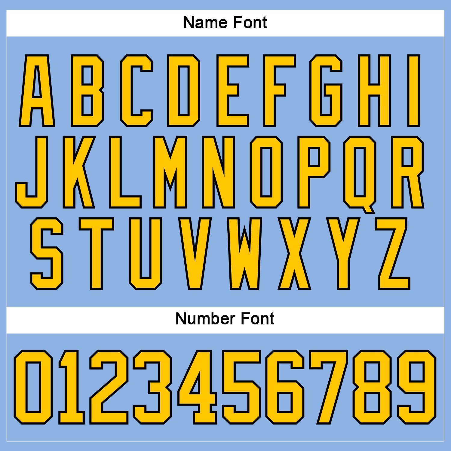 Custom Light Blue Yellow-Black Hockey Lace Neck Jersey view 5