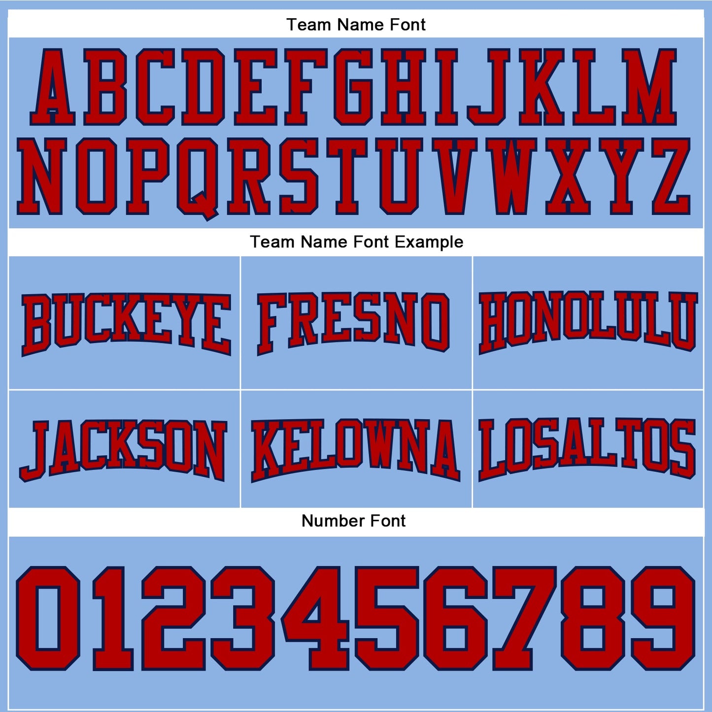 Custom Stitched Light Blue Red-Navy Football Pullover Sweatshirt Hoodie view 3