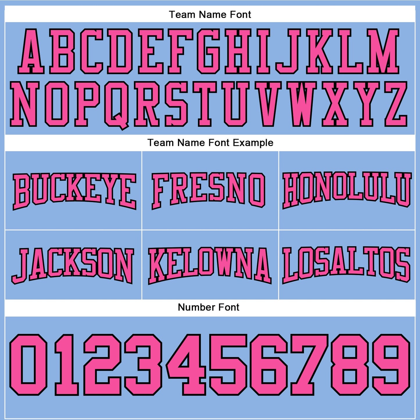 Custom Stitched Light Blue Pink-Black Football Pullover Sweatshirt Hoodie view 3