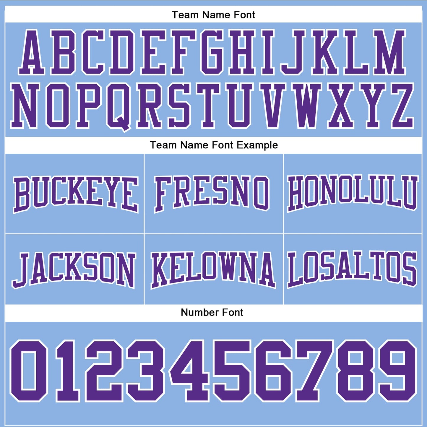 Custom Stitched Light Blue Purple-White Football Pullover Sweatshirt Hoodie view 3
