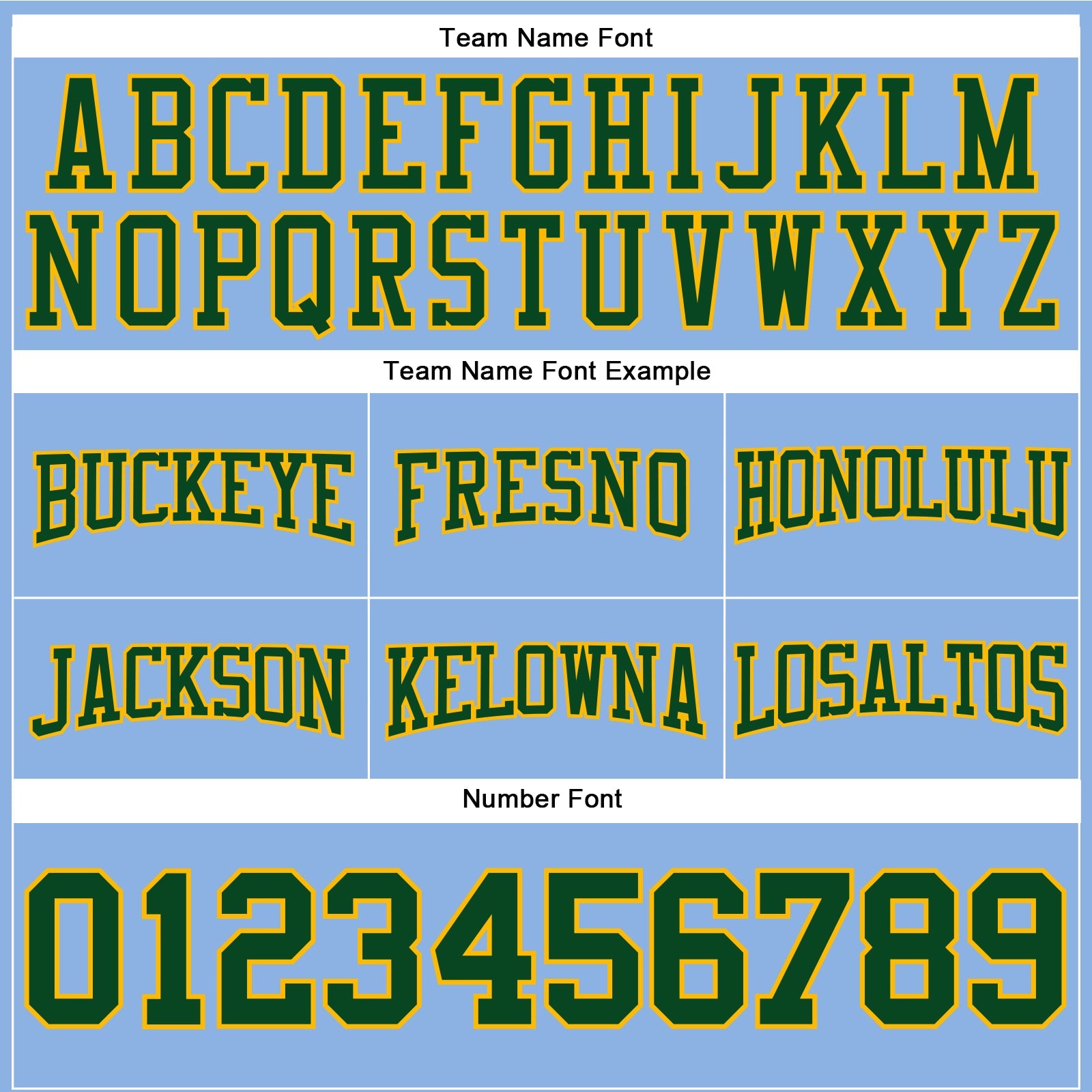 Custom Stitched Light Blue Green-Gold Football Pullover Sweatshirt Hoodie view 3