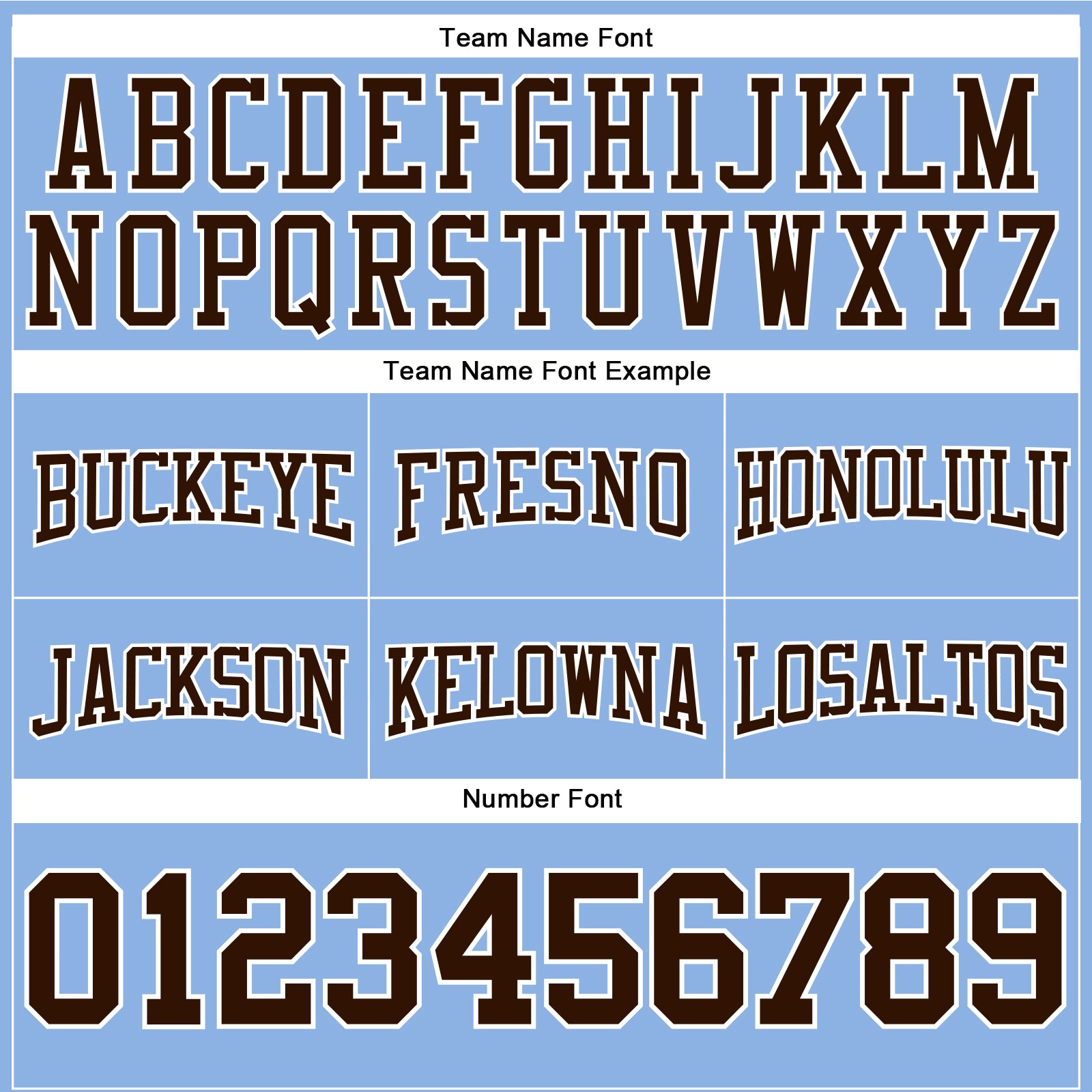 Custom Stitched Light Blue Brown-White Football Pullover Sweatshirt Hoodie view 3