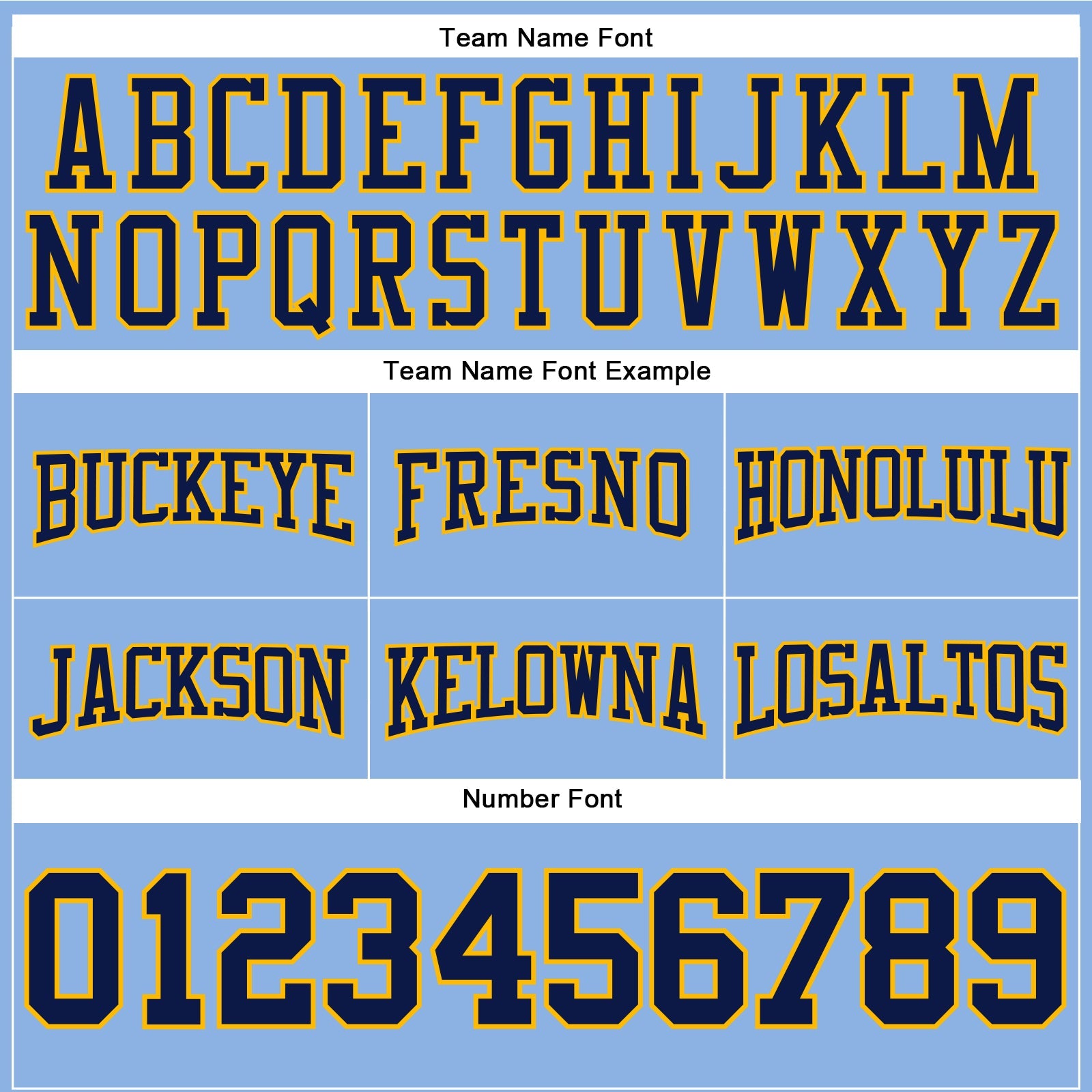 Custom Stitched Light Blue Navy-Gold Football Pullover Sweatshirt Hoodie view 3