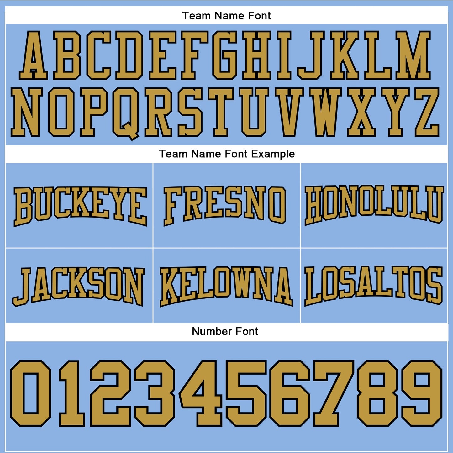 Custom Stitched Light Blue Old Gold-Black Football Pullover Sweatshirt Hoodie view 3