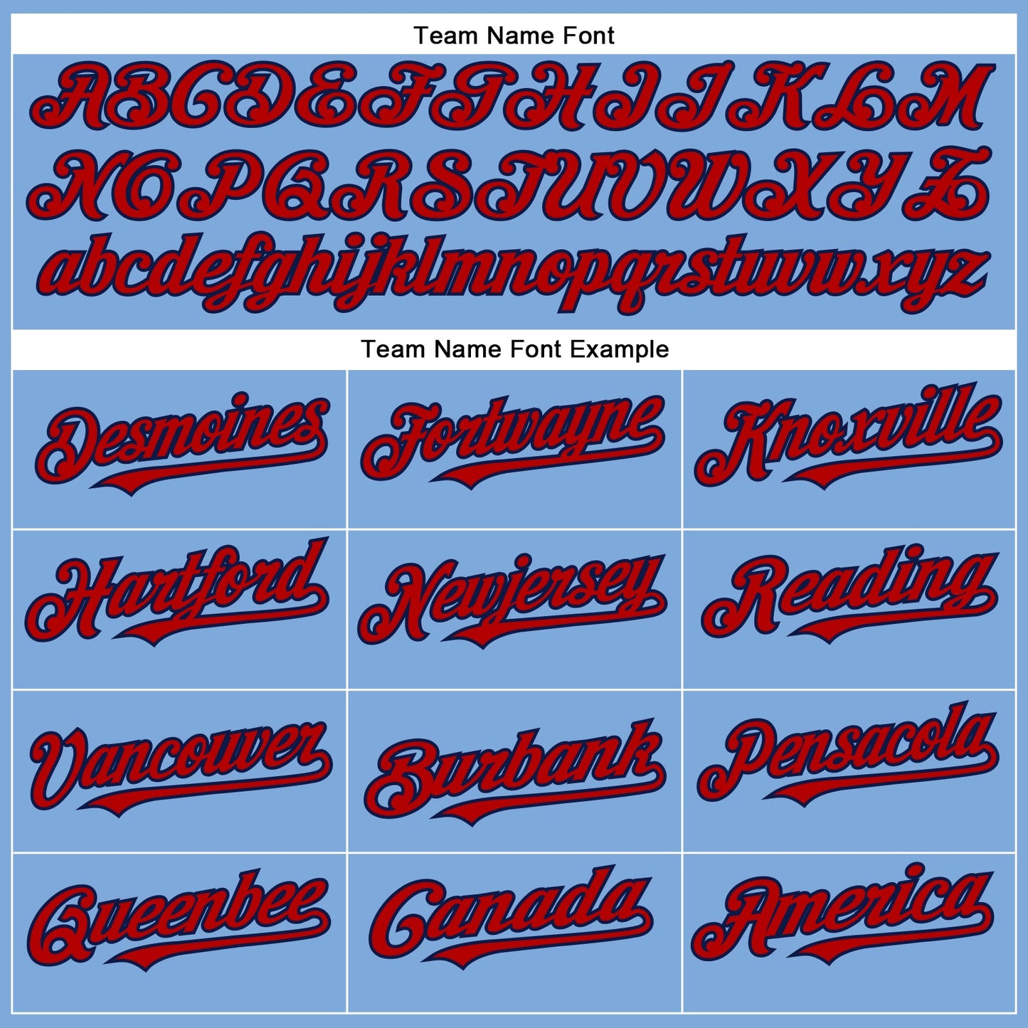 Custom Light Blue Red-Navy Authentic Baseball Jersey view 4