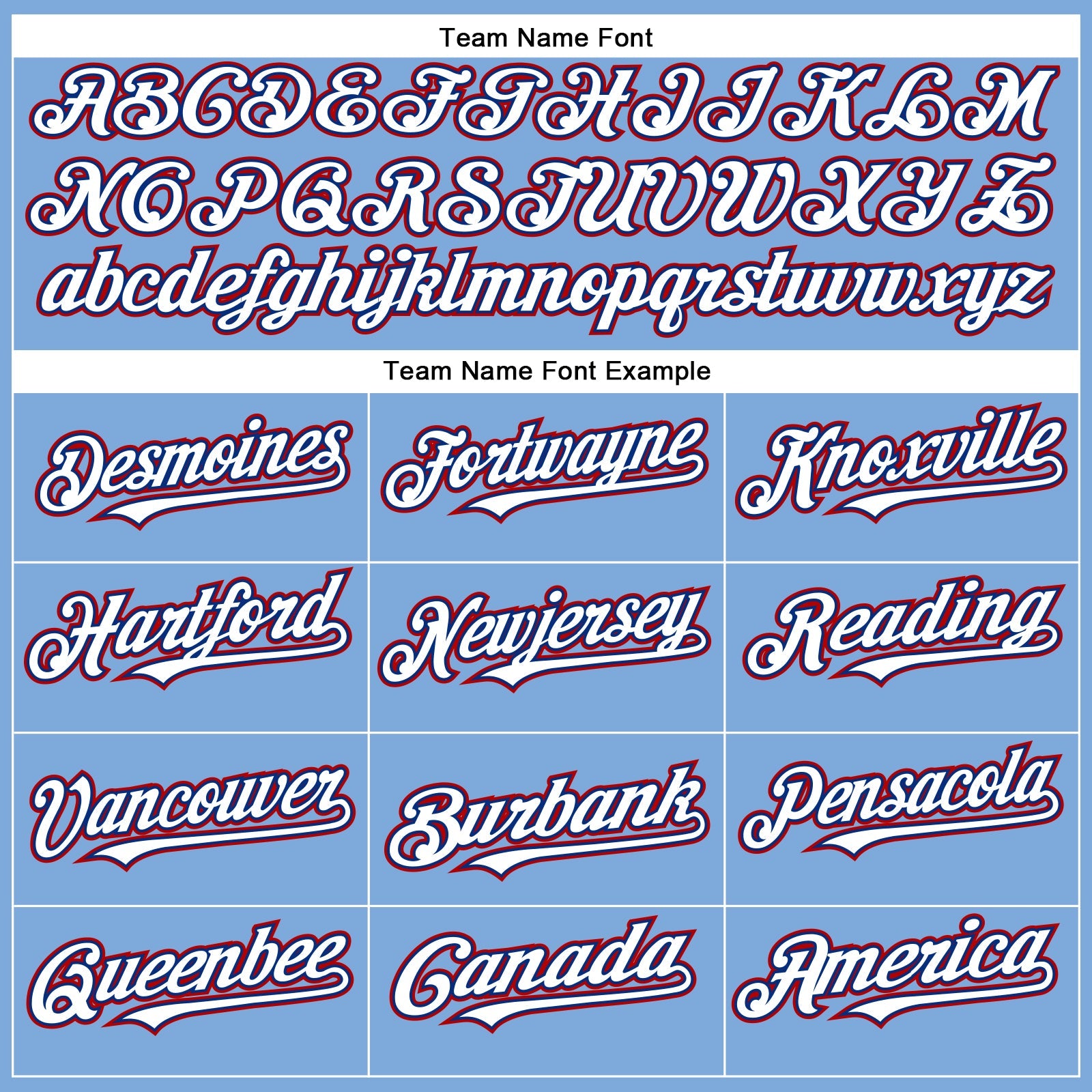 Custom Light Blue White Royal-Red Authentic Baseball Jersey view 4