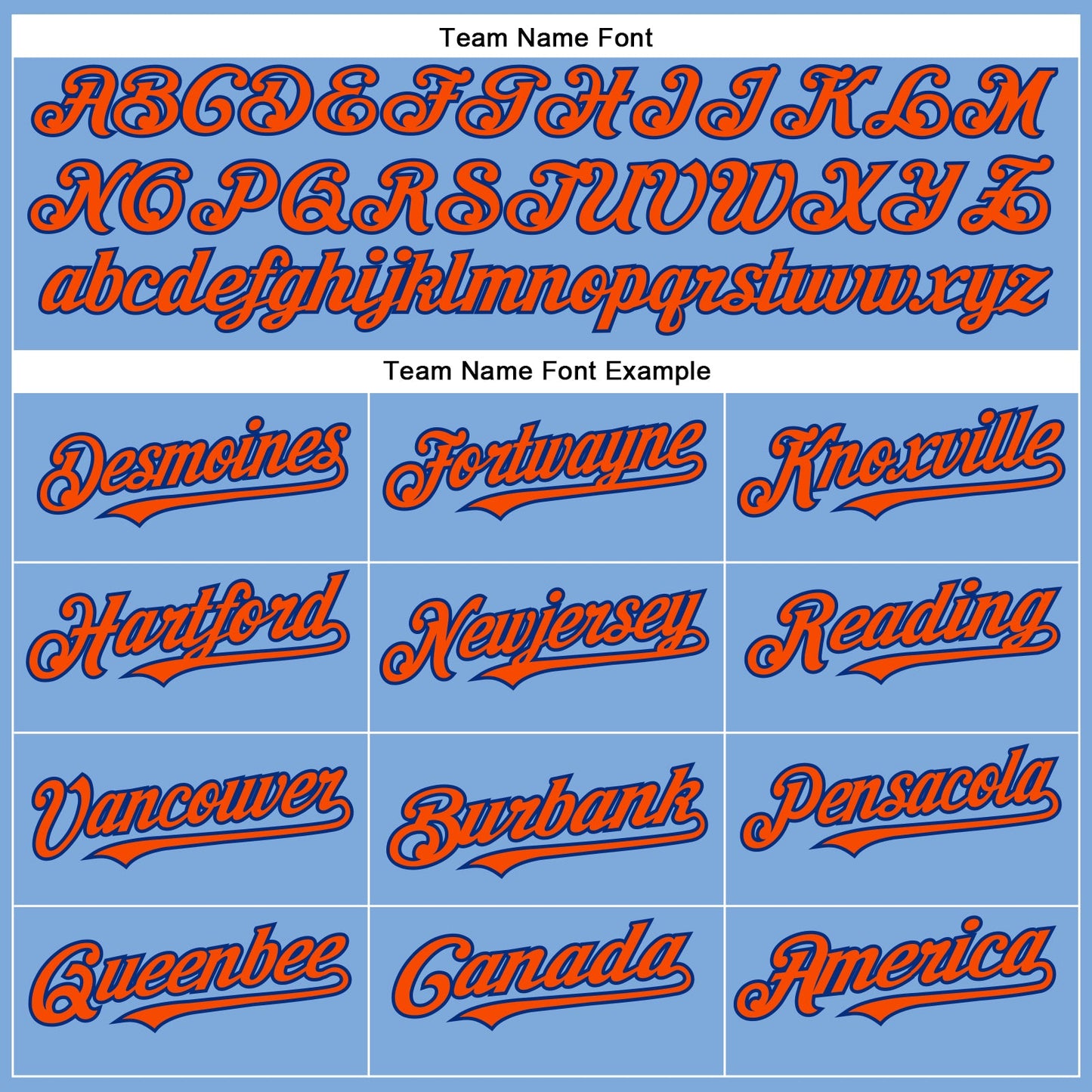 Custom Light Blue Orange-Royal Authentic Baseball Jersey view 4