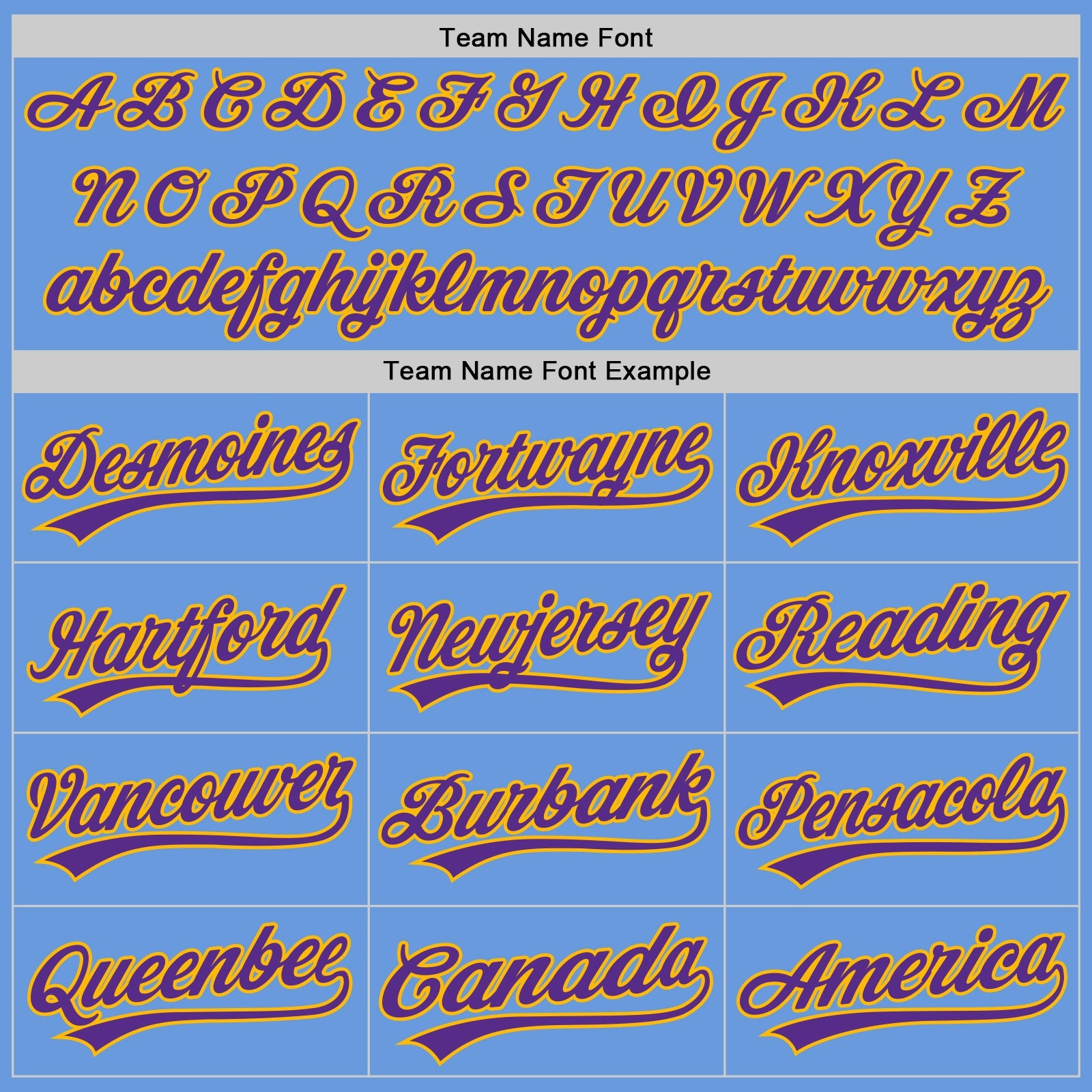 Custom Light Blue Purple-Gold Authentic Throwback Baseball Jersey view 4