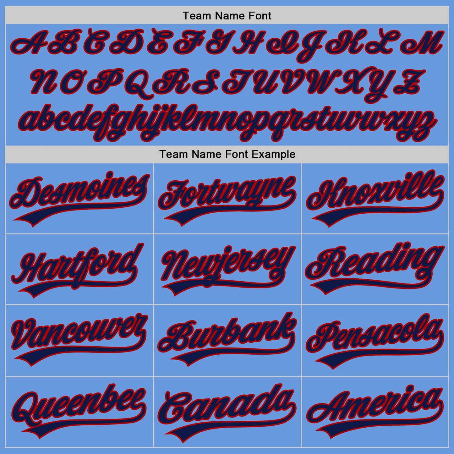 Custom Light Blue Navy-Red Authentic Throwback Baseball Jersey view 4