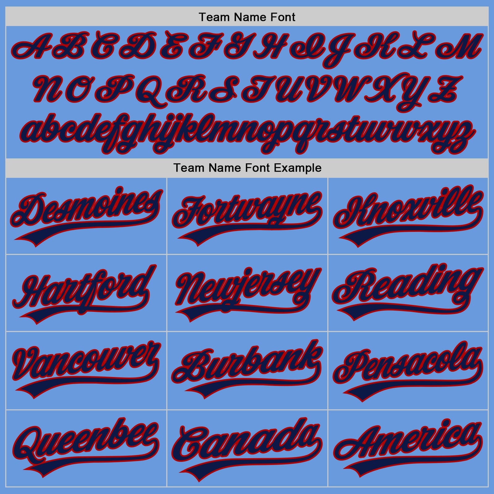 Custom Light Blue Navy-Red Authentic Throwback Baseball Jersey view 4