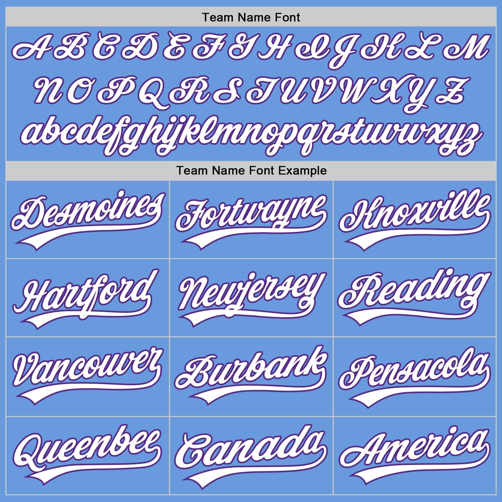 Custom Light Blue White-Purple Authentic Throwback Baseball Jersey view 4