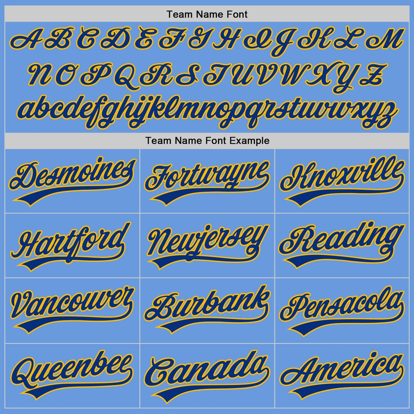 Custom Light Blue Royal-Gold Authentic Throwback Baseball Jersey view 4