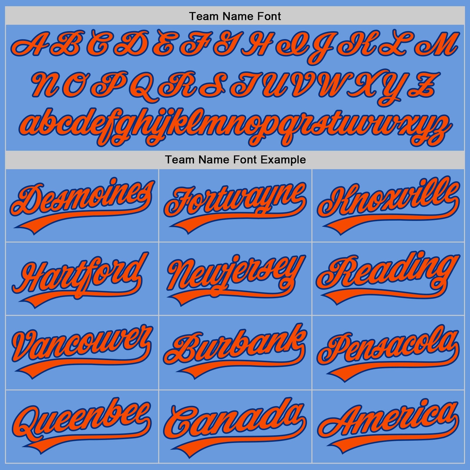 Custom Light Blue Orange-Royal Authentic Throwback Baseball Jersey view 4