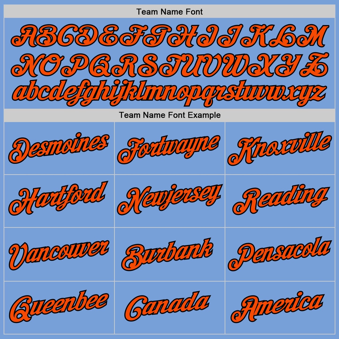 Custom Light Blue Orange-Black Authentic Throwback Basketball Jersey view 5