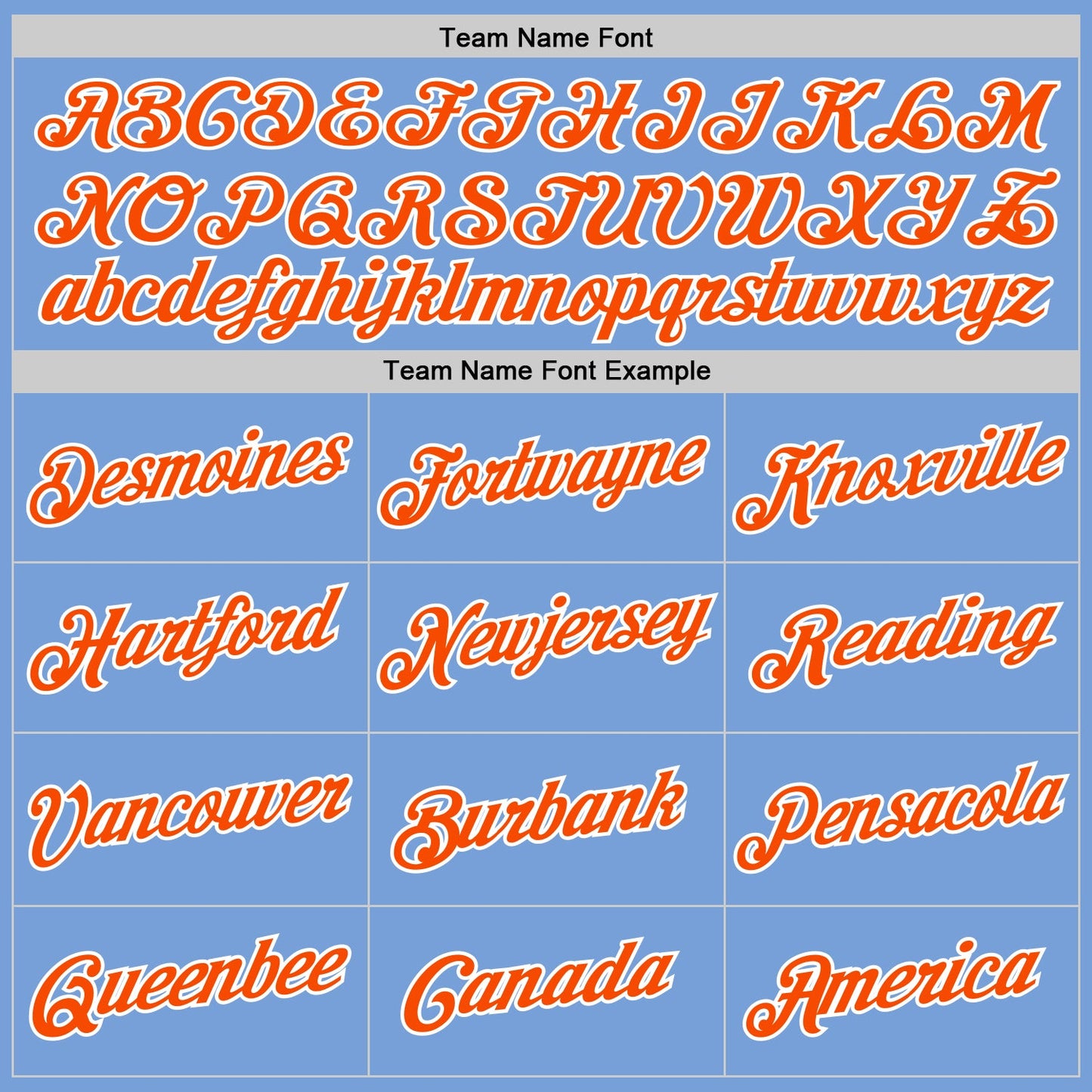 Custom Light Blue Orange-White Authentic Throwback Basketball Jersey view 5