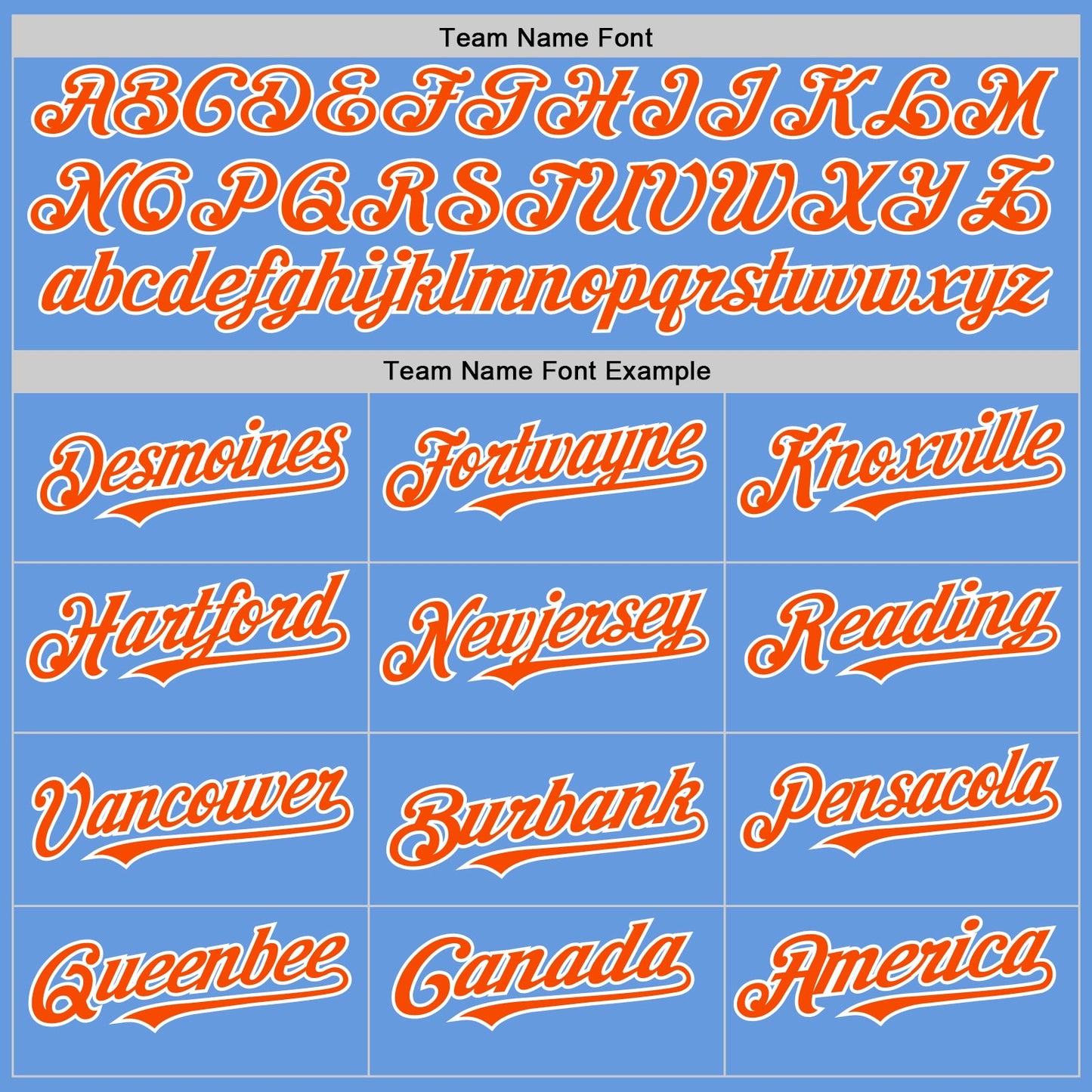 Custom Light Blue Orange-White Mesh Authentic Throwback Baseball Jersey view 4