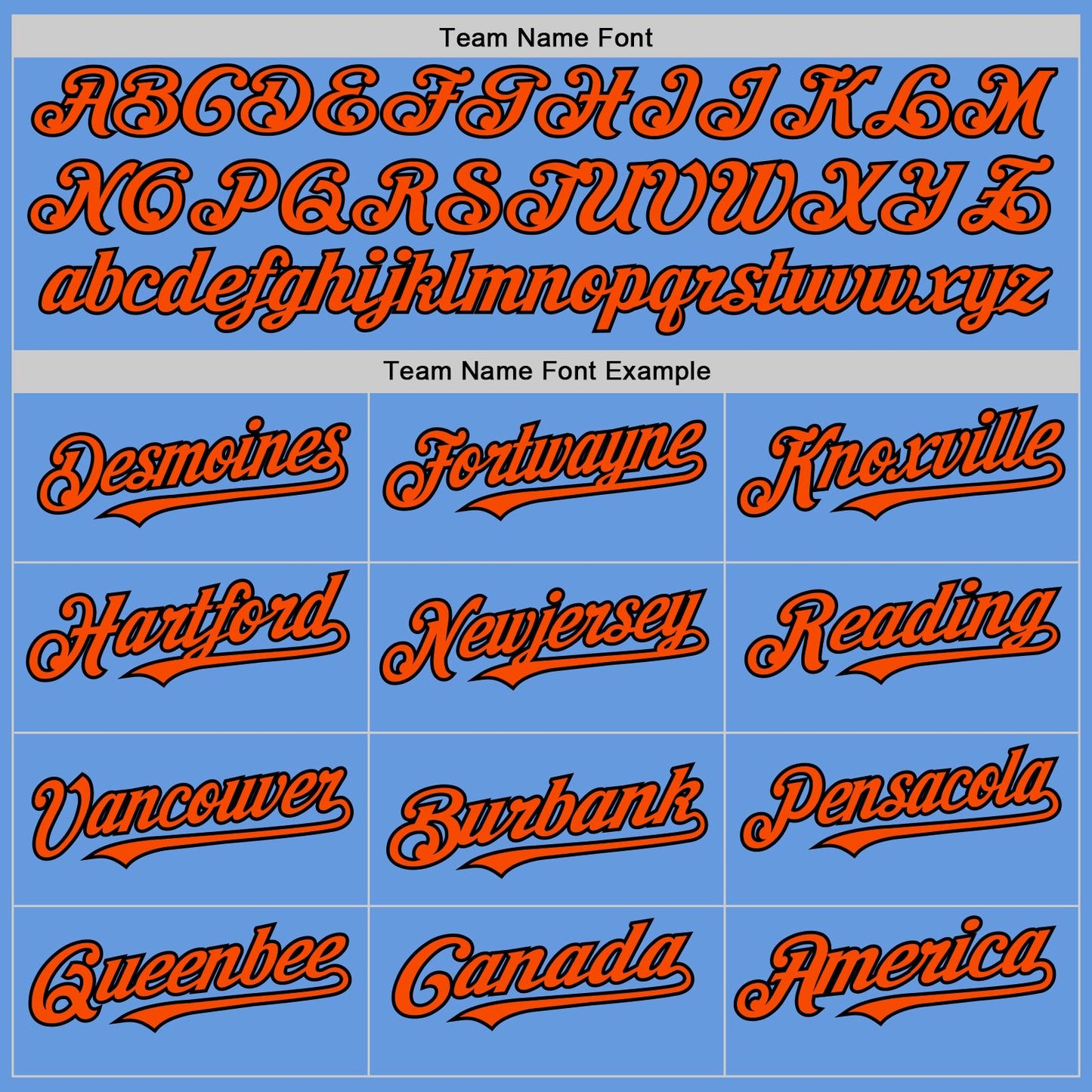 Custom Light Blue Orange-Black Mesh Authentic Throwback Baseball Jersey view 4