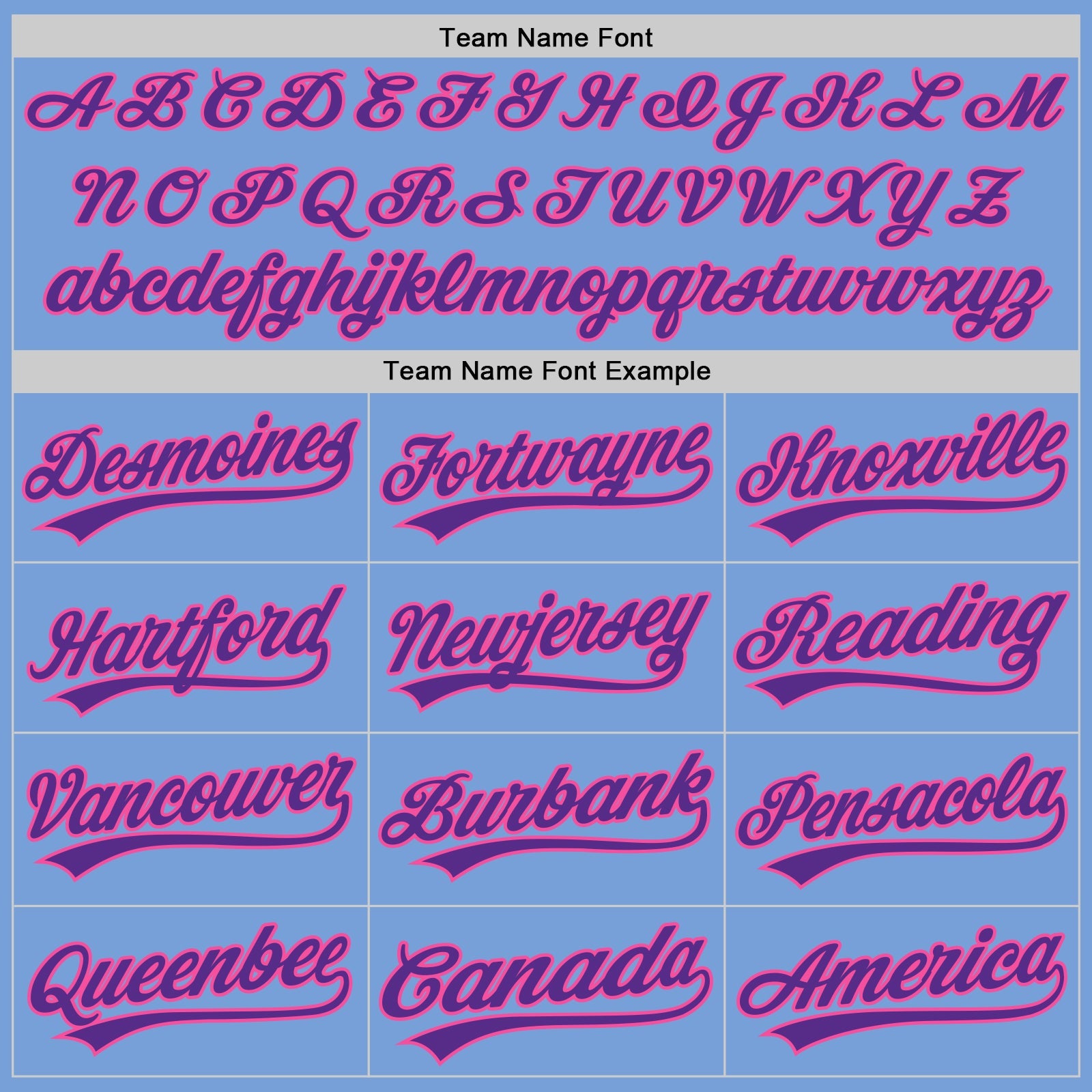 Custom Light Blue Pink-Purple Authentic Baseball Jersey view 4