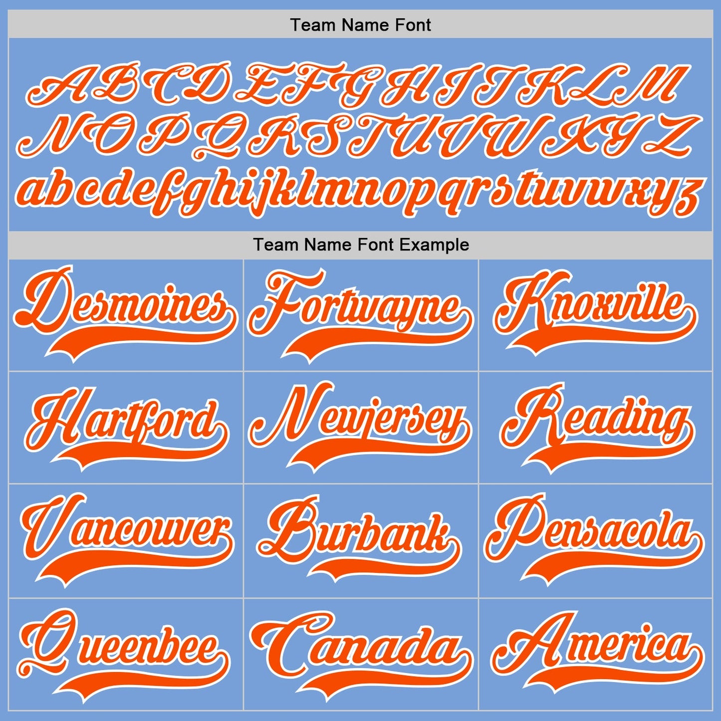 Custom Light Blue Orange-White Hockey Lace Neck Jersey view 4