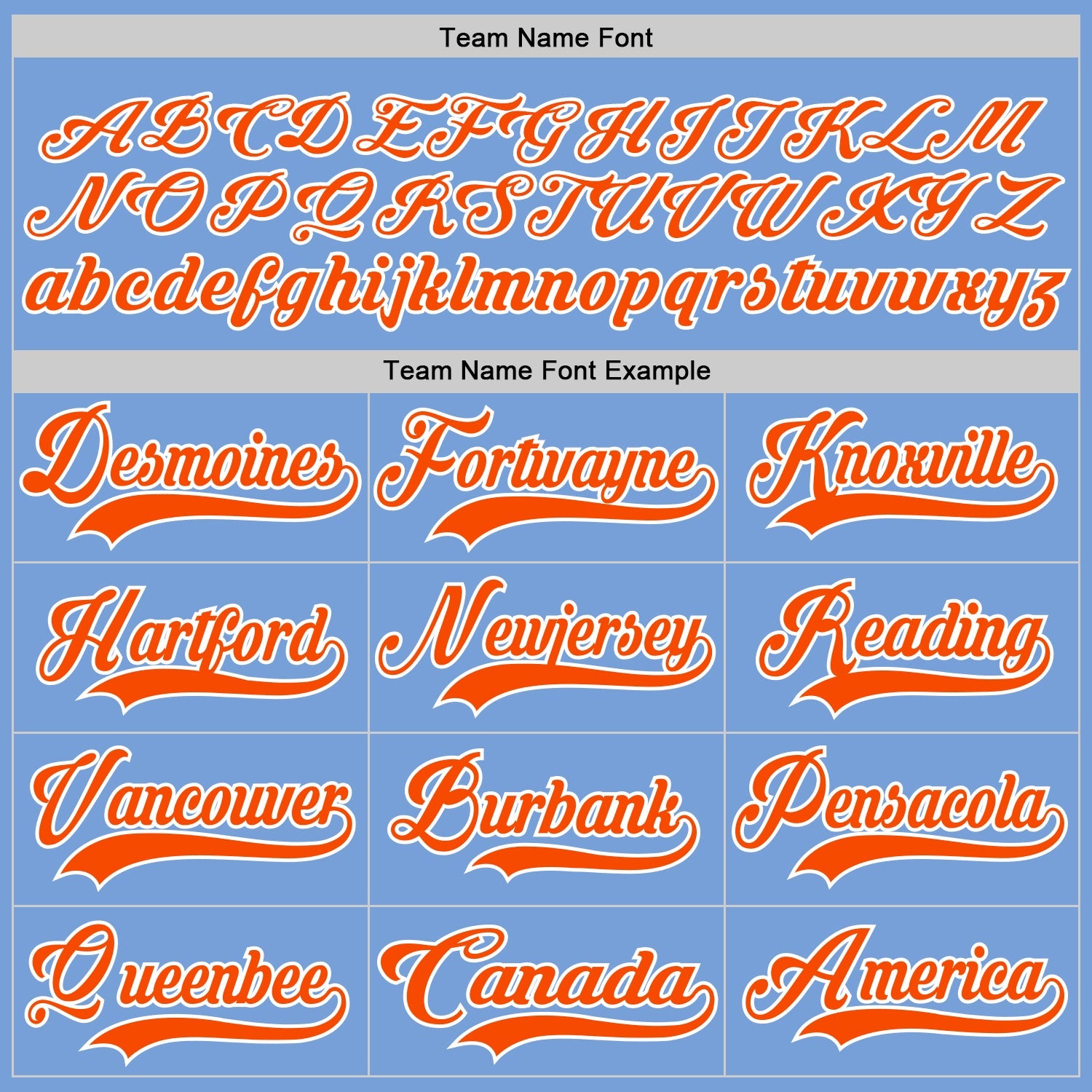 Custom Light Blue Orange-White Hockey Lace Neck Jersey view 4