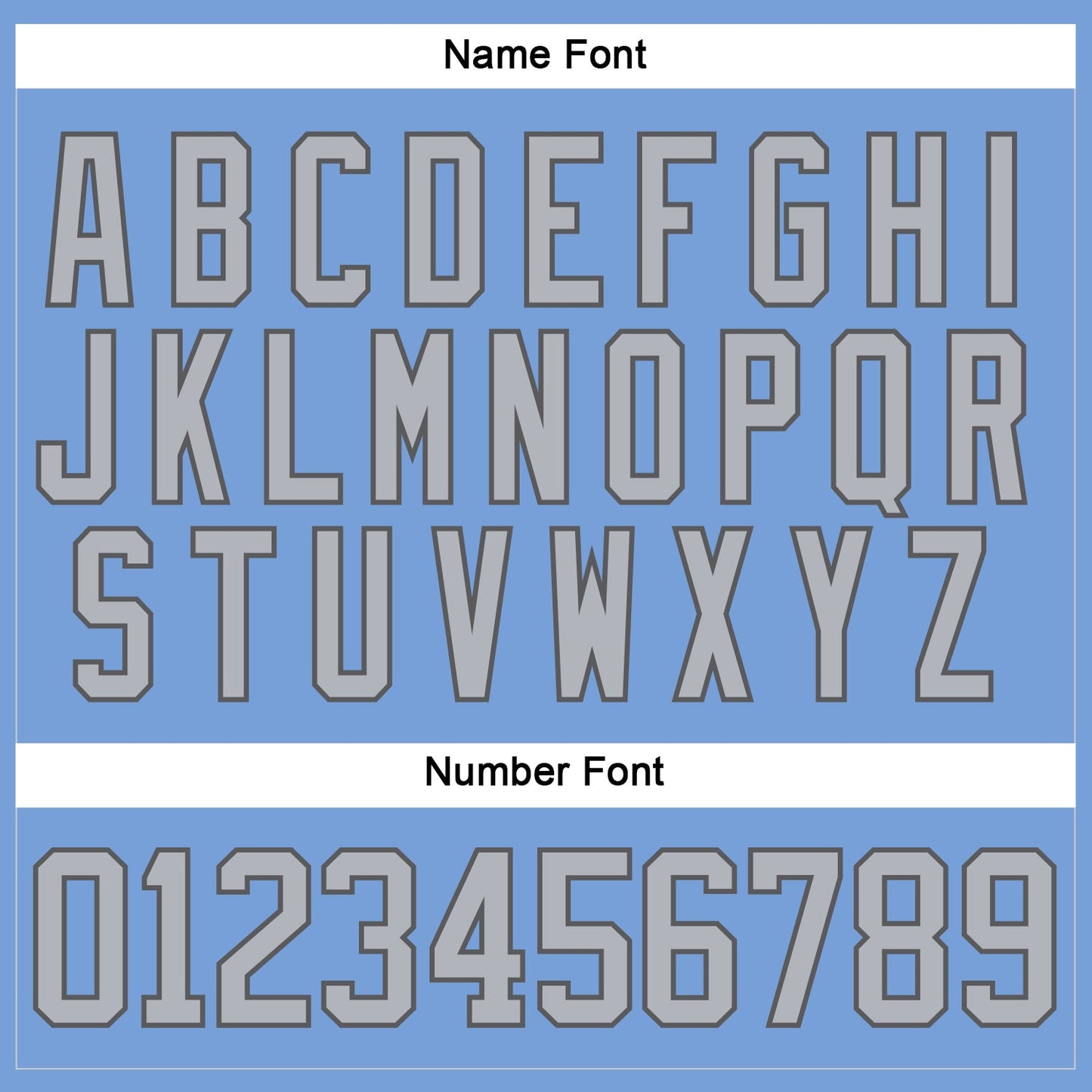 Custom Light Blue Gray-Steel Gray Hockey Lace Neck Jersey view 5