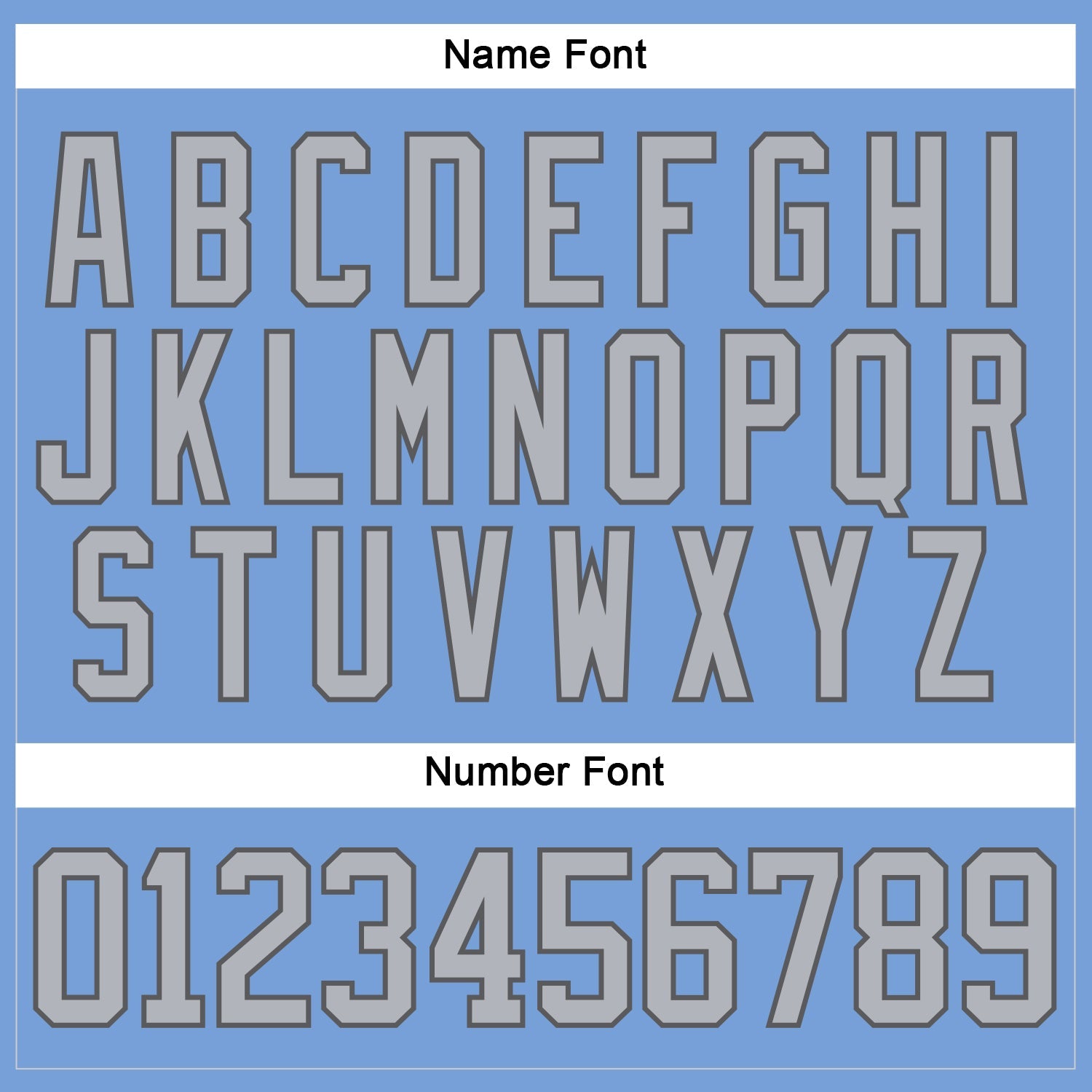 Custom Light Blue Gray-Steel Gray Hockey Lace Neck Jersey view 5
