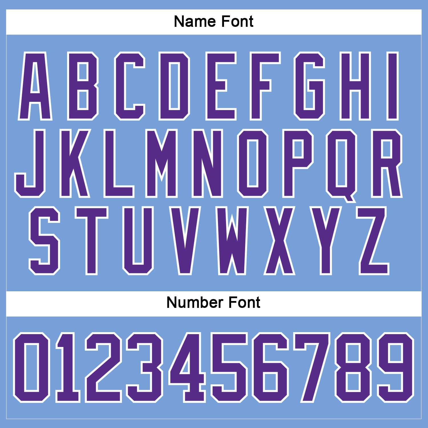 Custom Light Blue Purple-White Hockey Lace Neck Jersey view 5