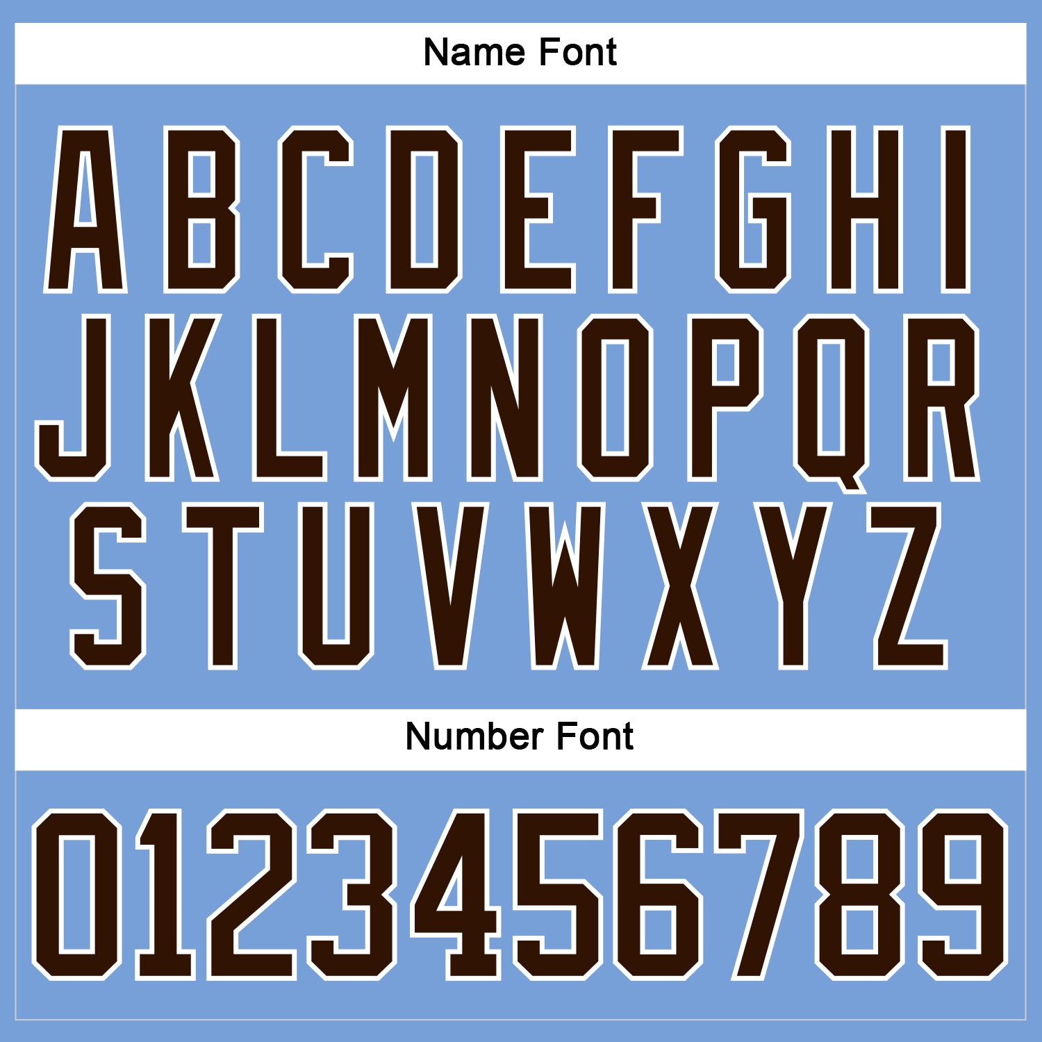 Custom Light Blue Brown-White Hockey Lace Neck Jersey view 5