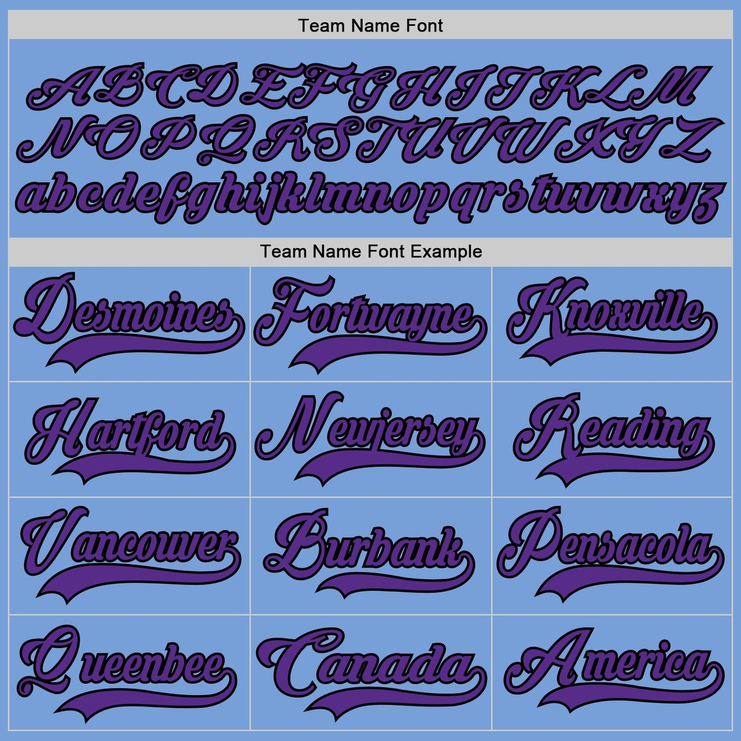 Custom Light Blue Purple-Black Hockey Lace Neck Jersey view 4