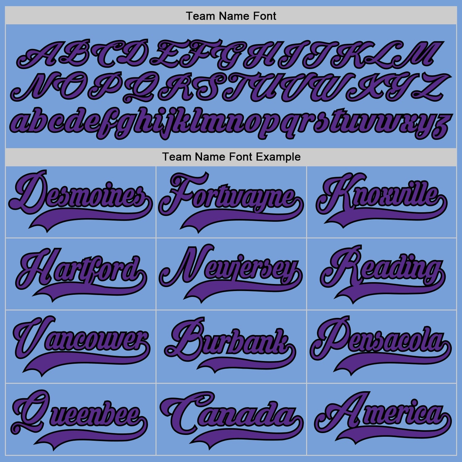 Custom Light Blue Purple-Black Hockey Lace Neck Jersey view 4