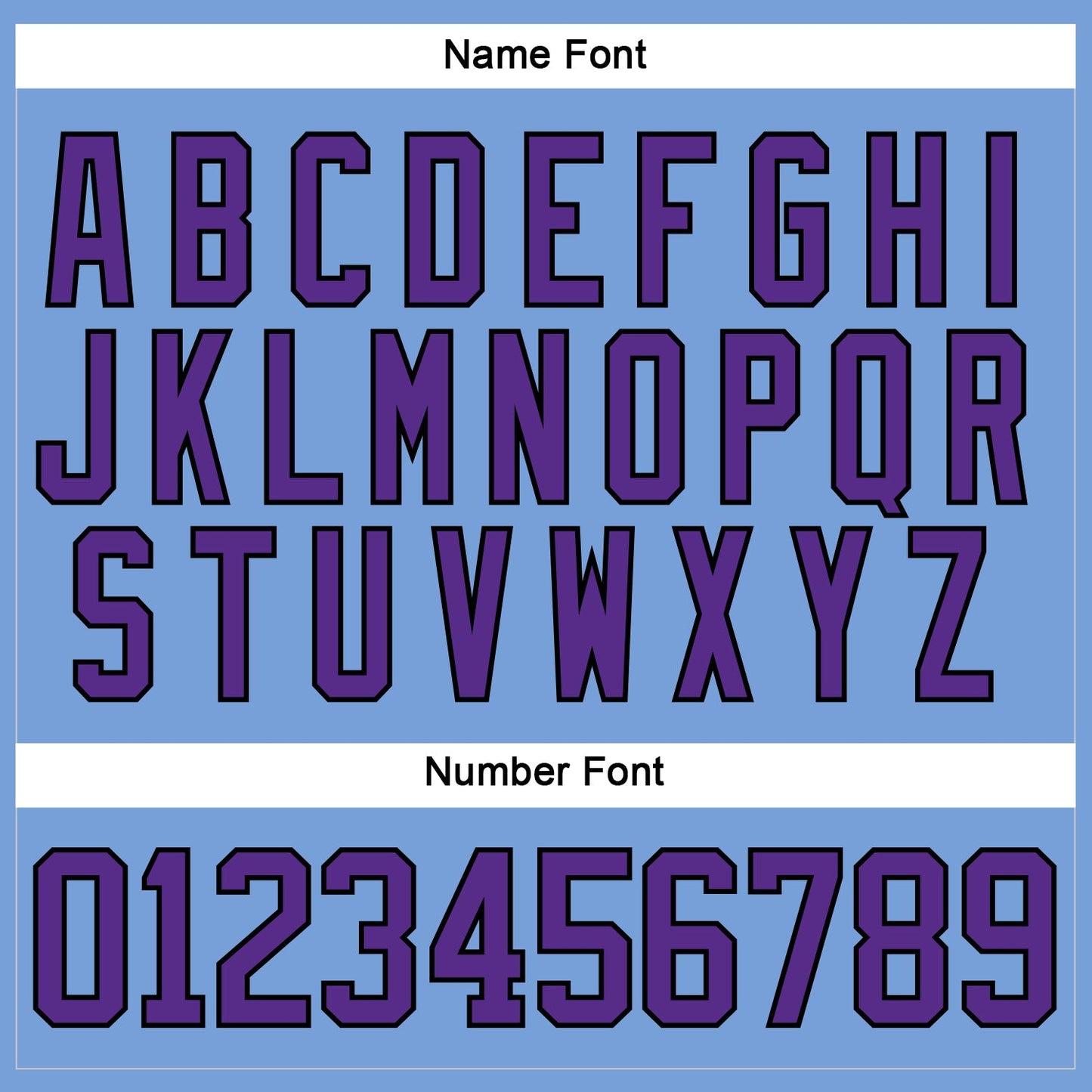 Custom Light Blue Purple-Black Hockey Lace Neck Jersey view 5