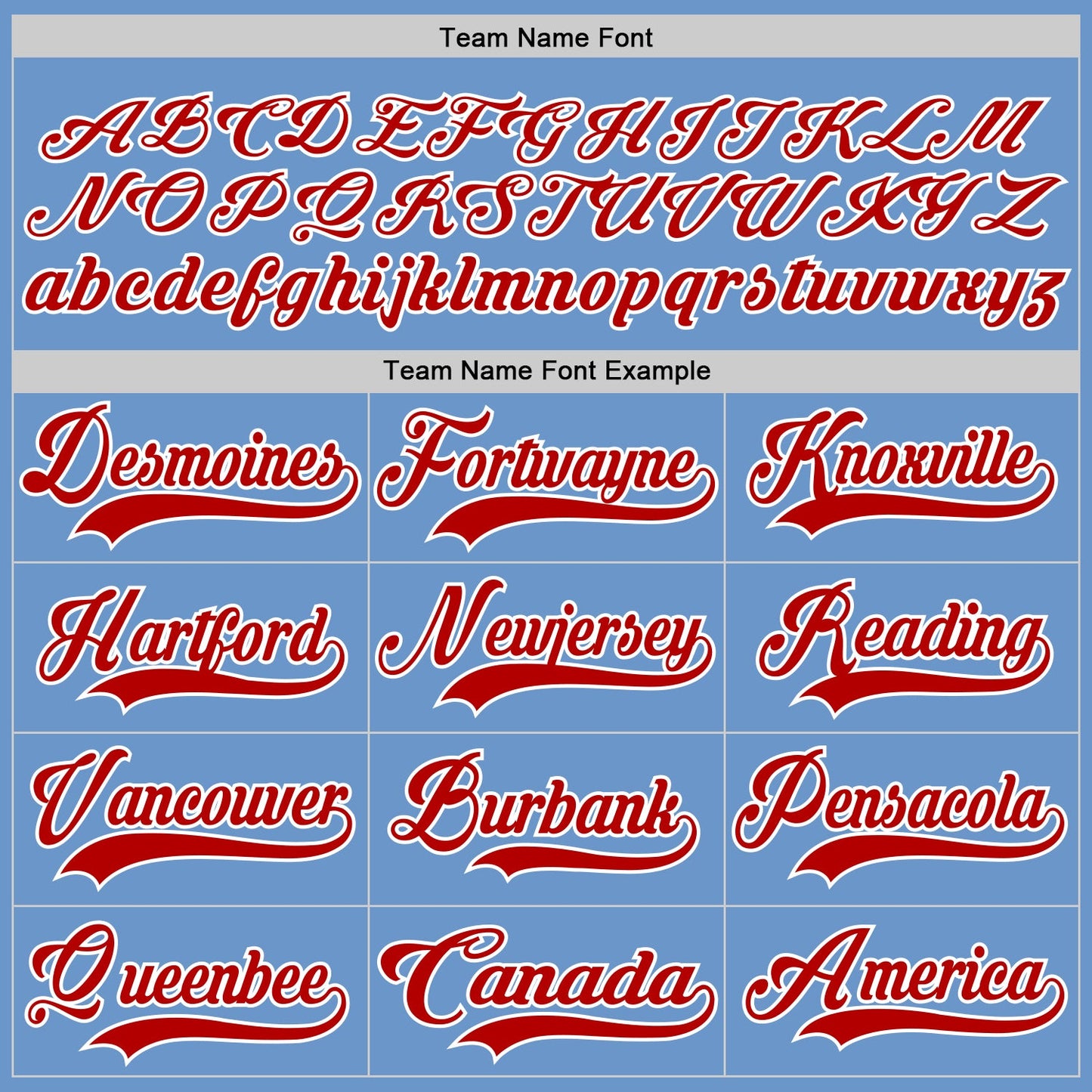 Custom Light Blue Red-White Hockey Jersey view 4