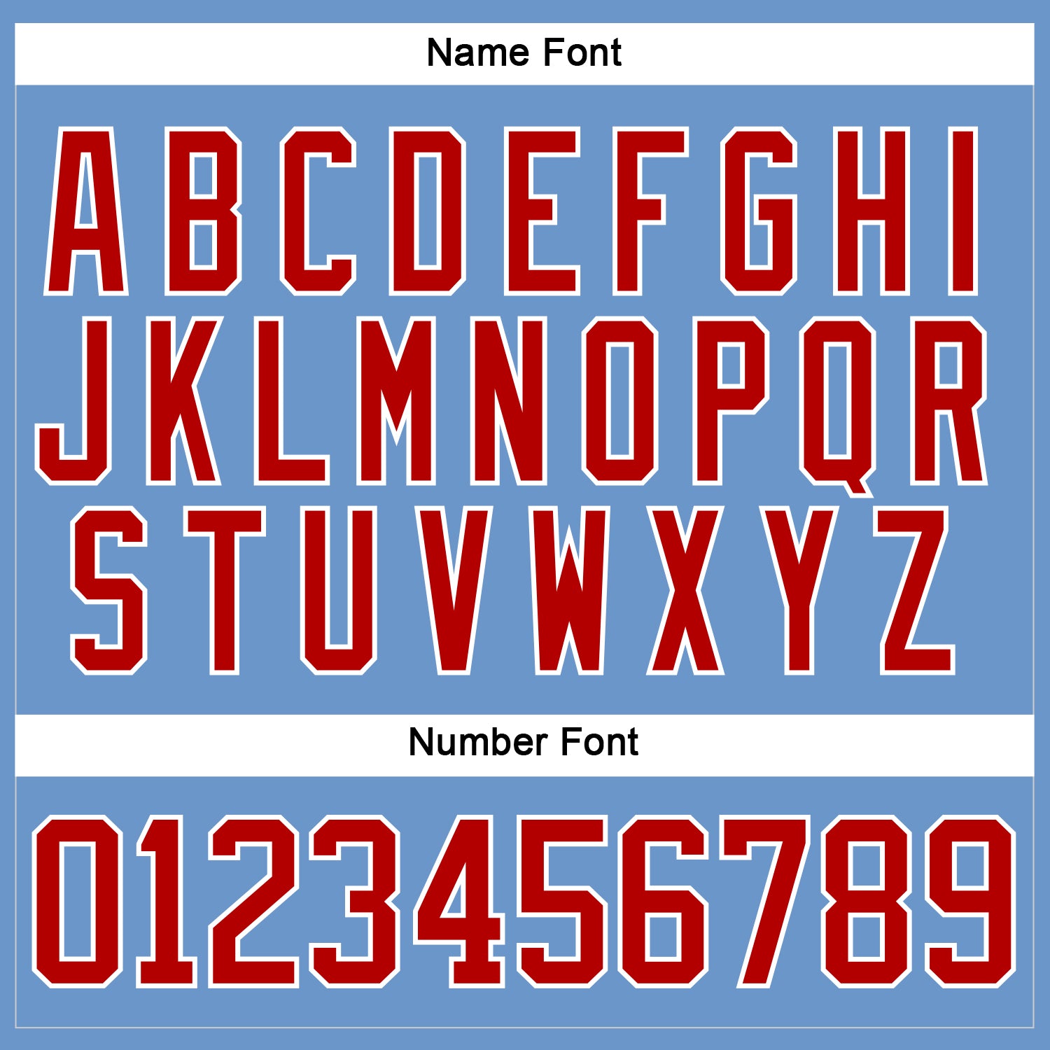 Custom Light Blue Red-White Hockey Jersey view 5