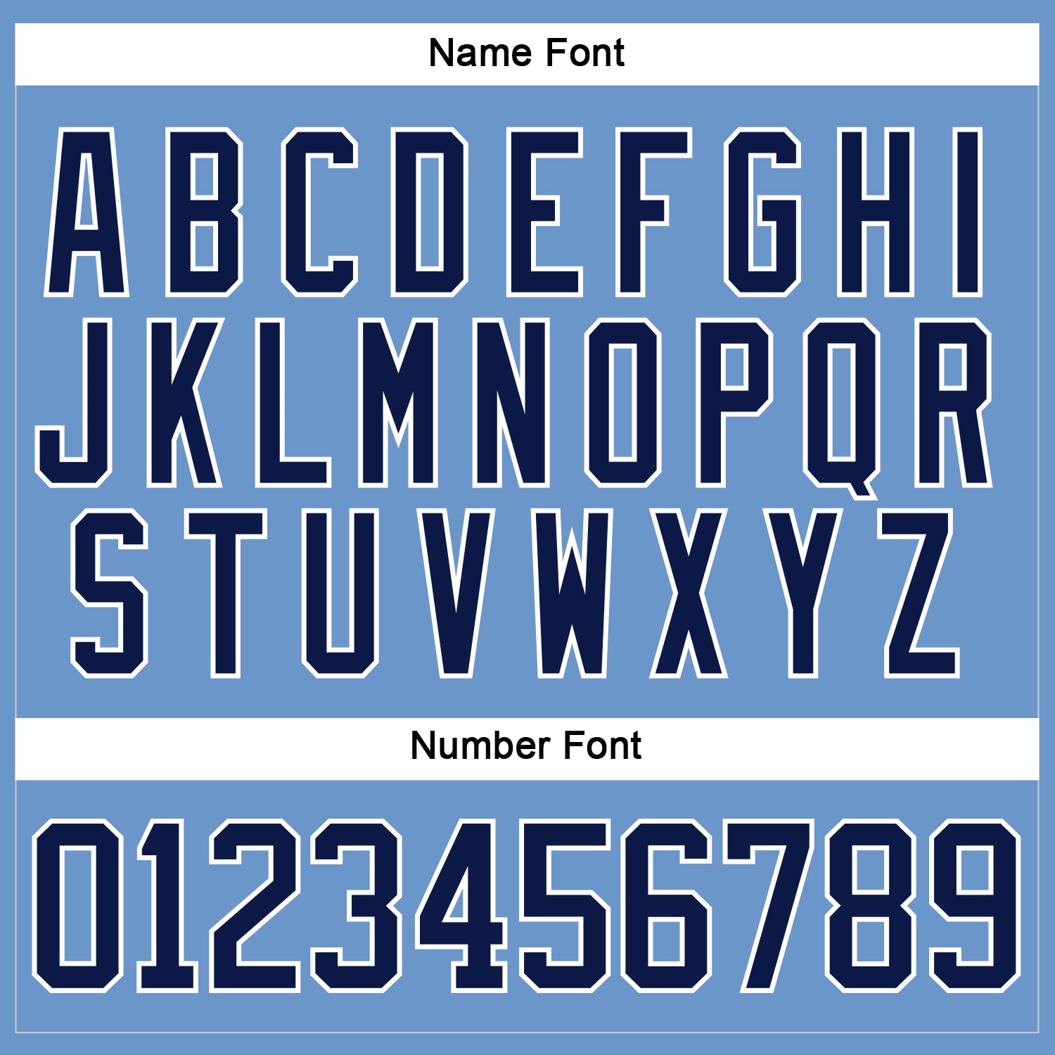 Custom Light Blue Navy-White Hockey Jersey view 5