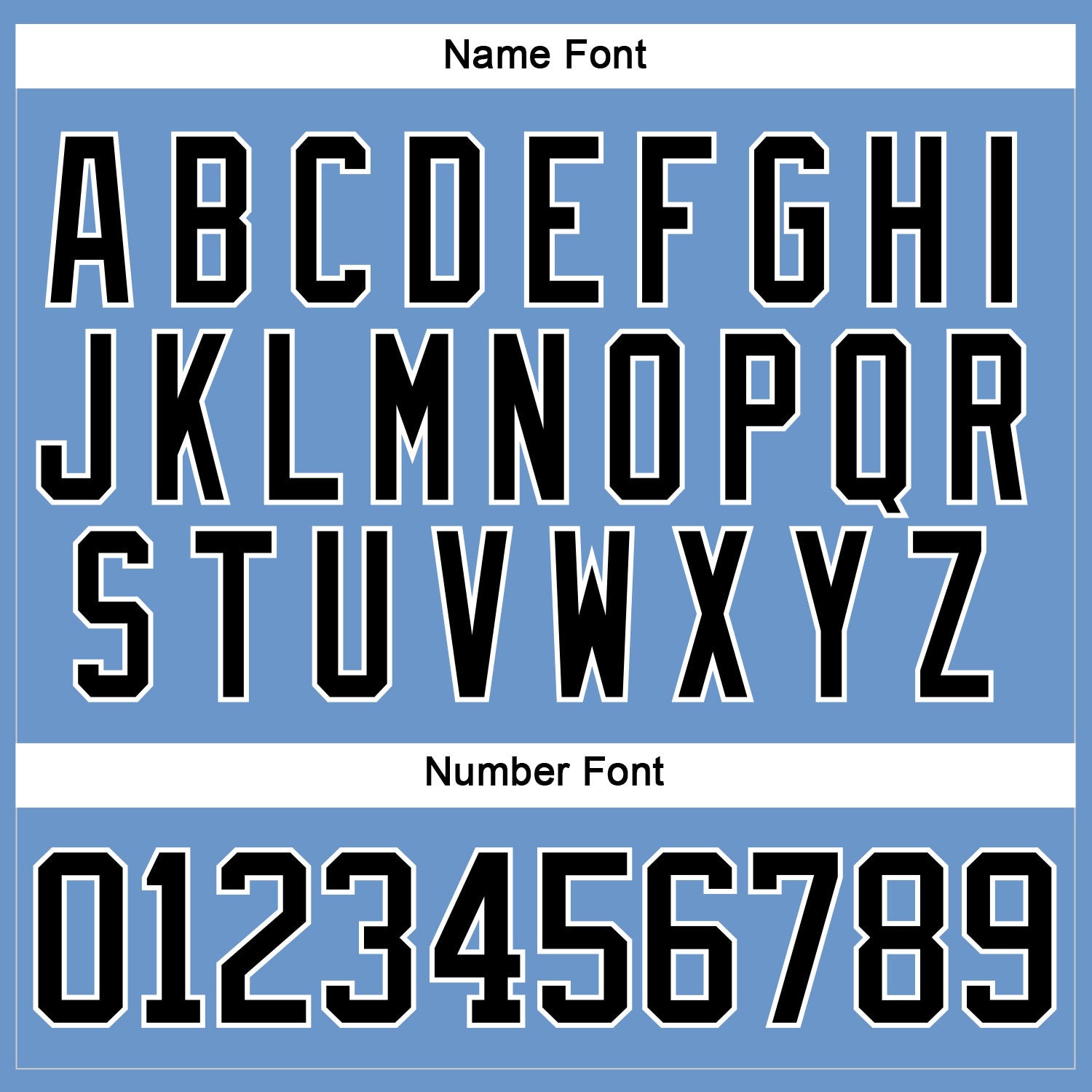 Custom Light Blue Black-White Hockey Jersey view 5
