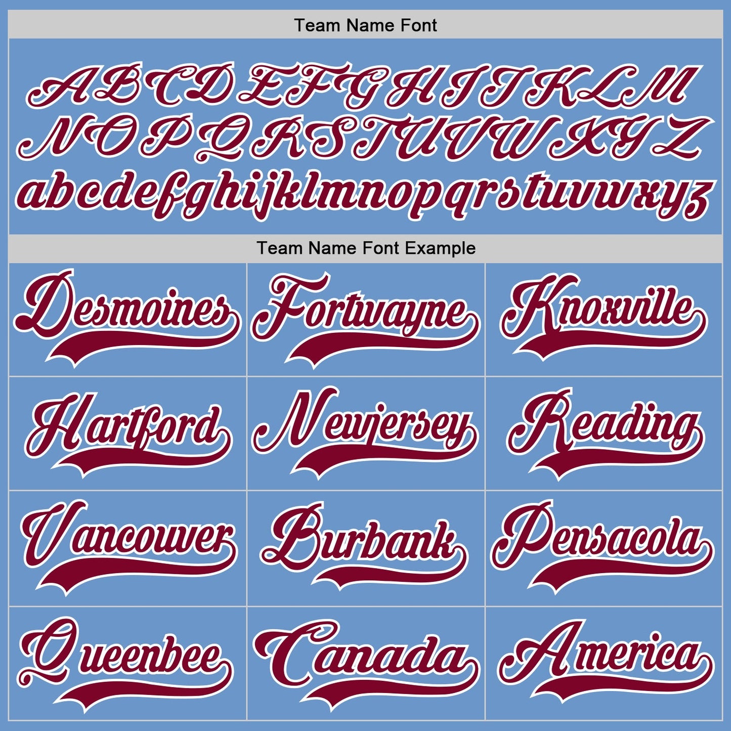 Custom Light Blue Maroon-White Hockey Jersey view 4