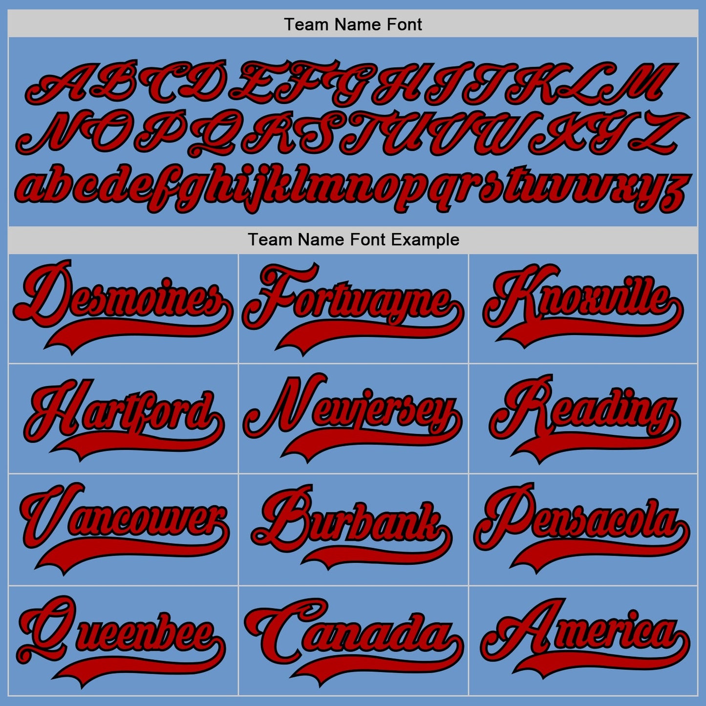 Custom Light Blue Red-Black Hockey Jersey view 4