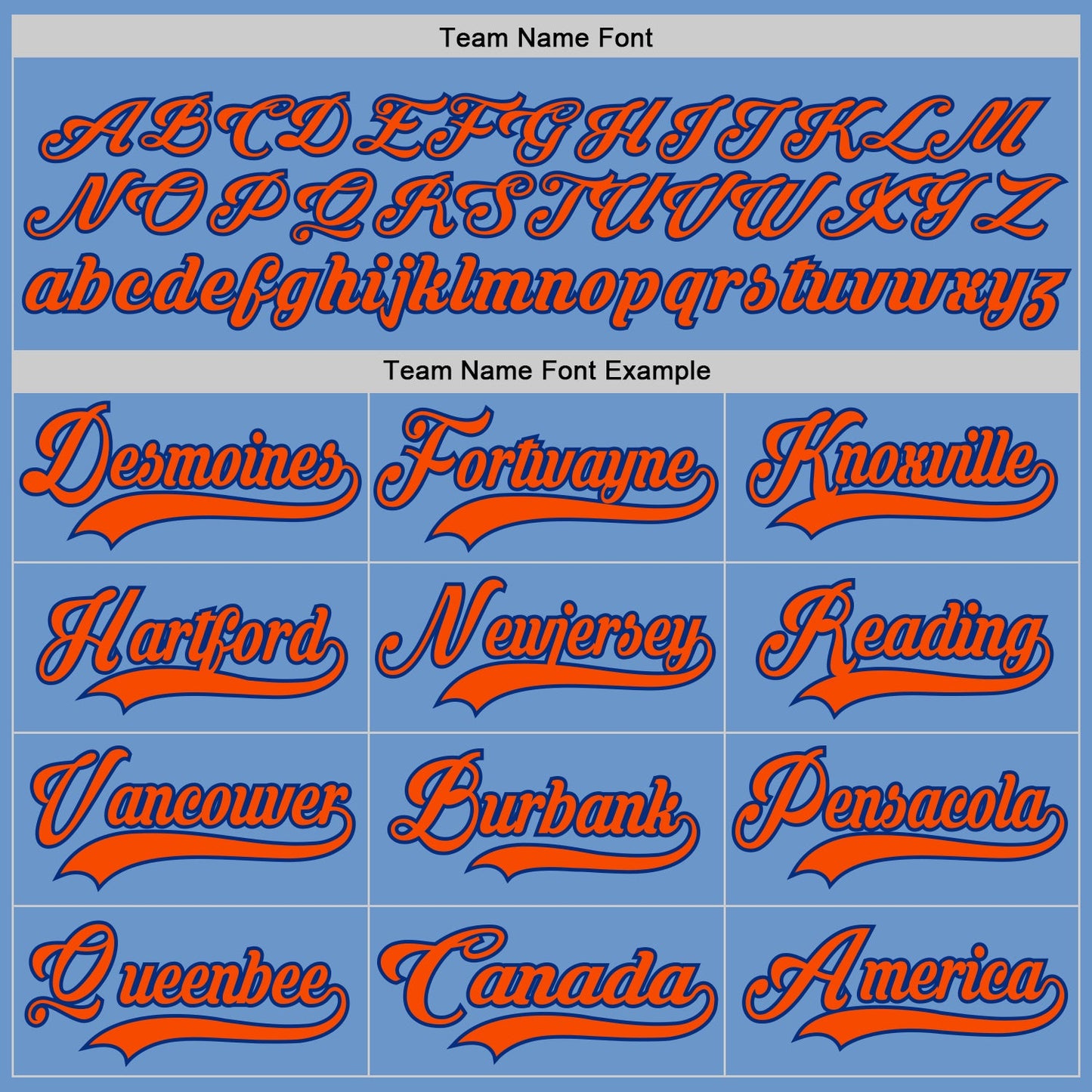 Custom Light Blue Orange-Royal Hockey Jersey view 4
