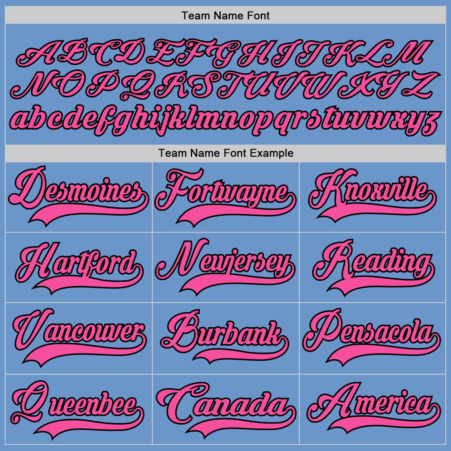Custom Light Blue Pink-Black Hockey Jersey view 4