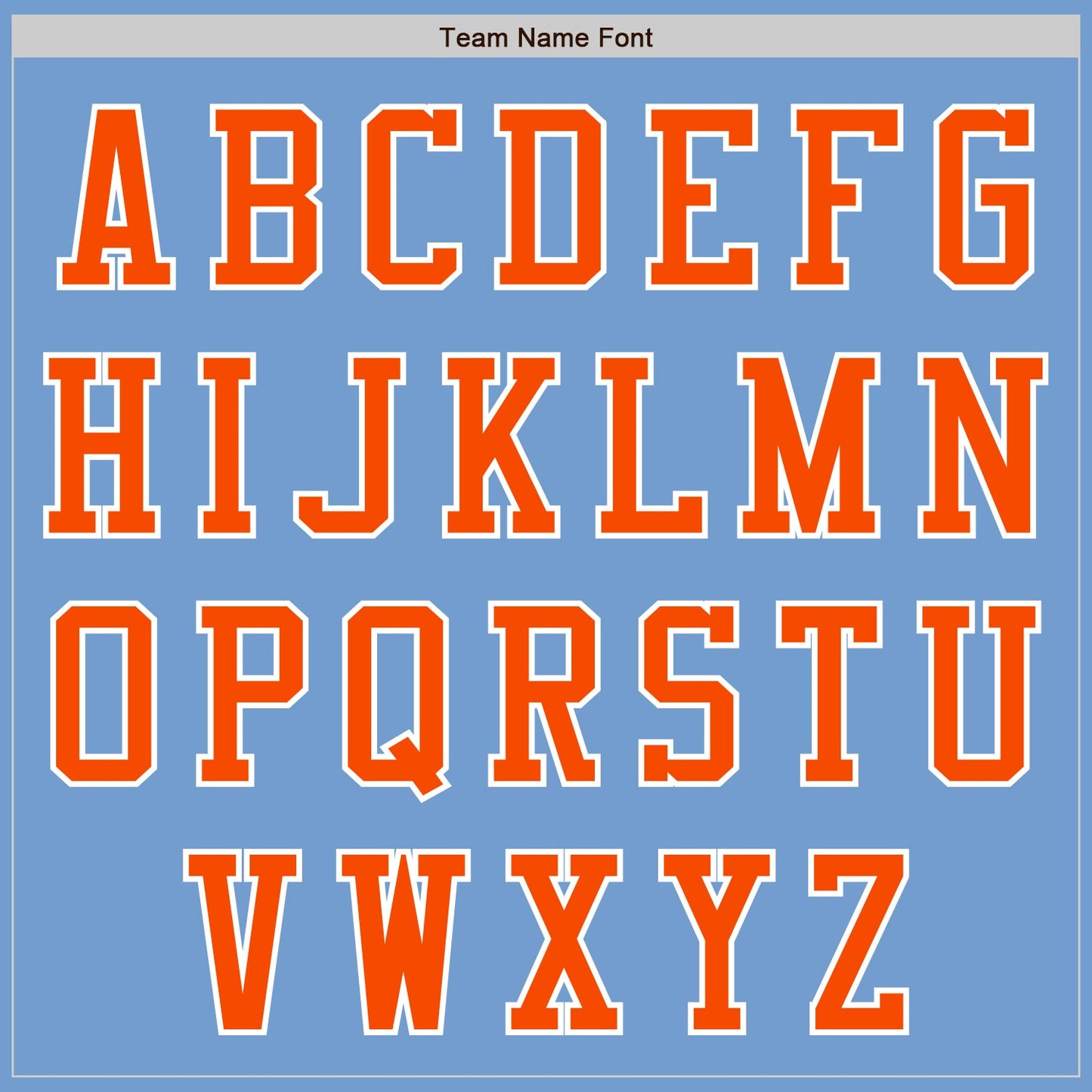 Custom Light Blue Orange-White Authentic Baseball Jersey view 7