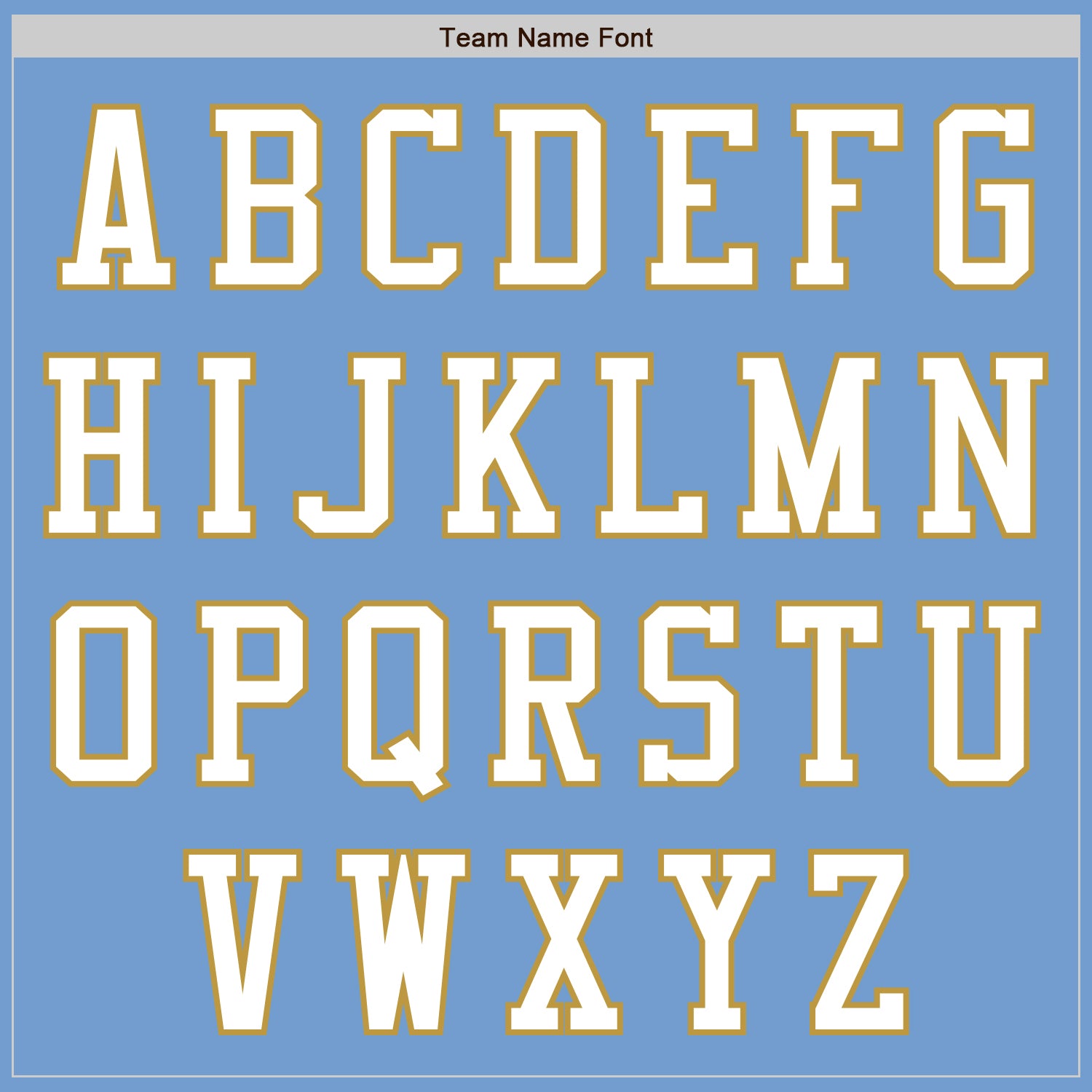 Custom Light Blue White-Old Gold Authentic Baseball Jersey view 3