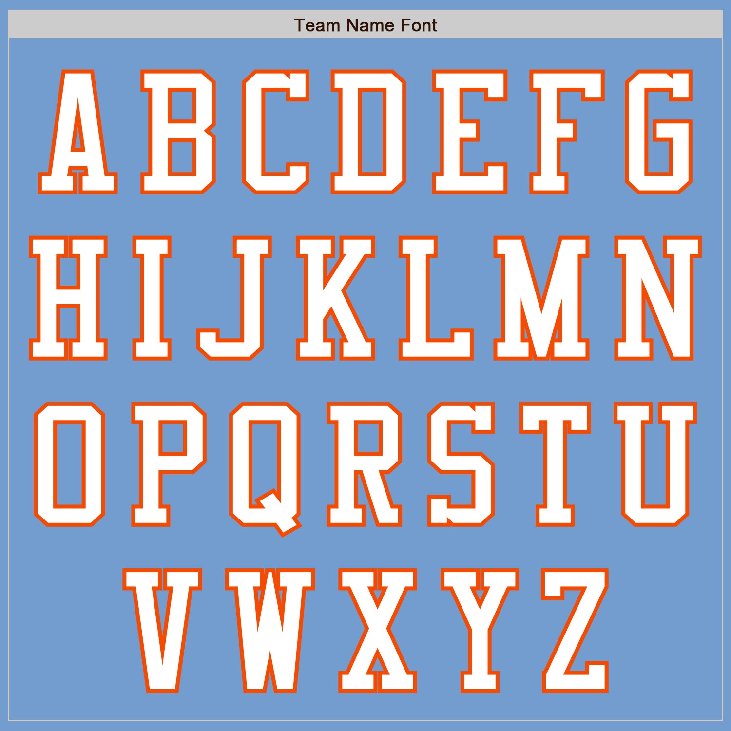 Custom Light Blue White-Orange Authentic Baseball Jersey view 3