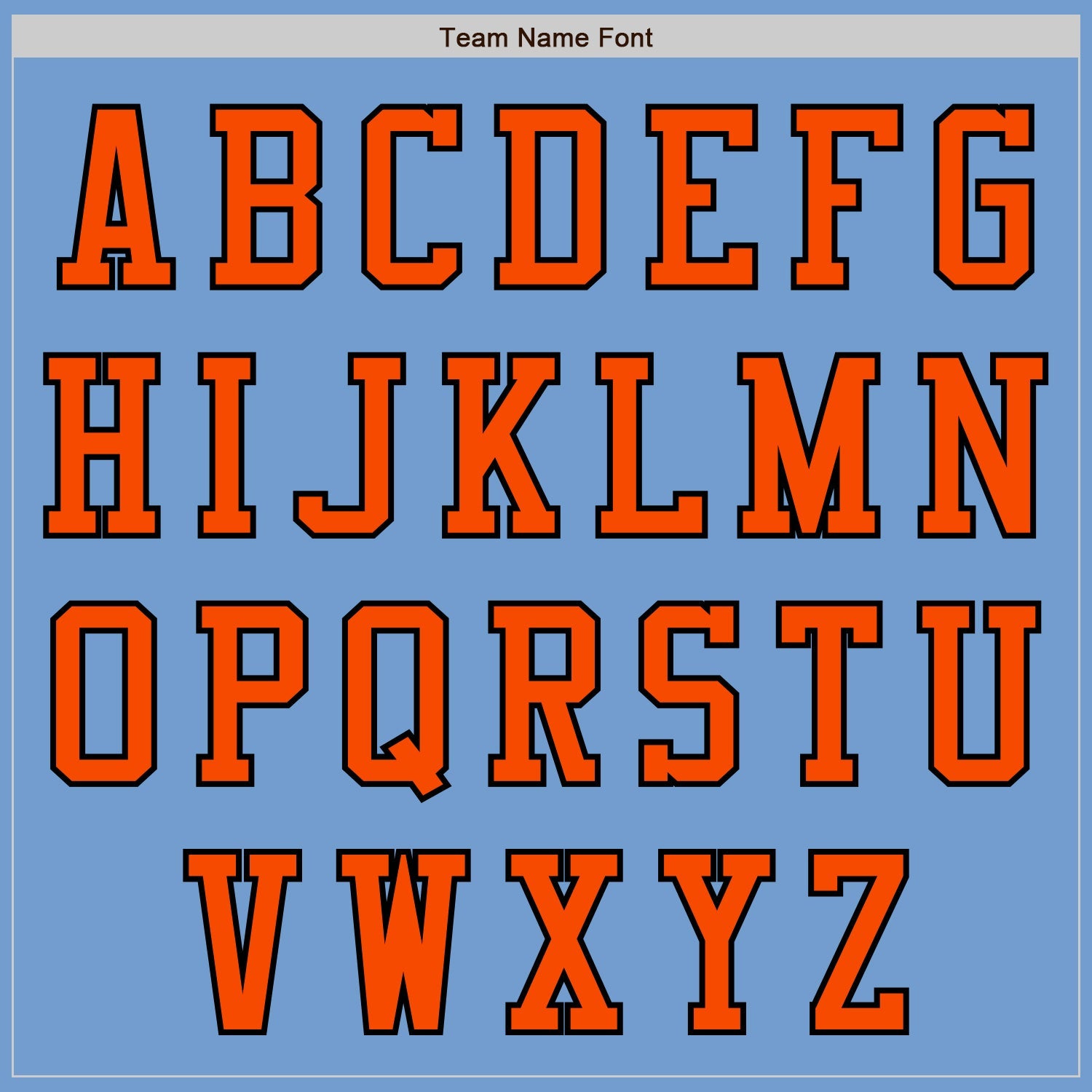 Custom Light Blue Orange-Black Authentic Baseball Jersey view 7